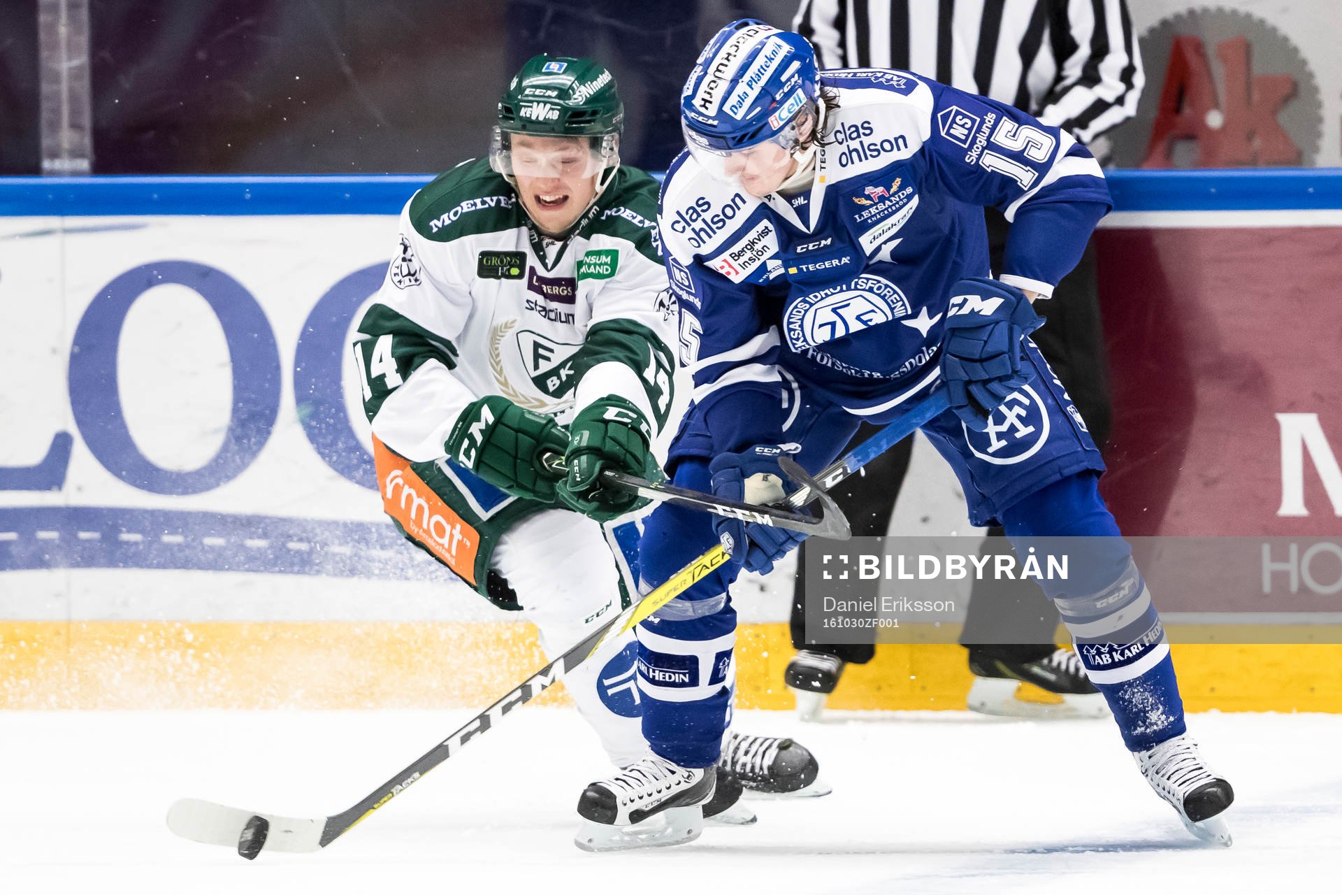kamp om pucken Leksands Johan Porsberger Färjestads Lukas