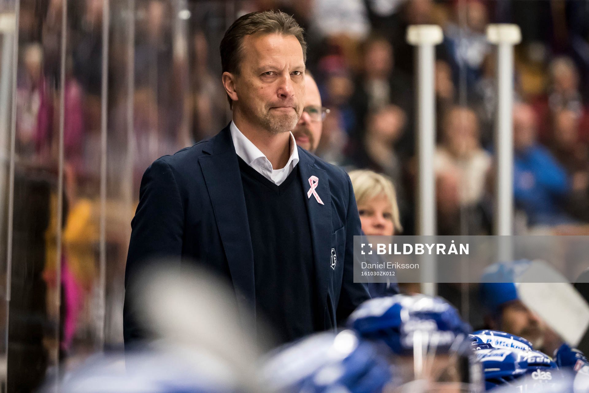 Leksands assisterande tränare Örjan Lindmark  i