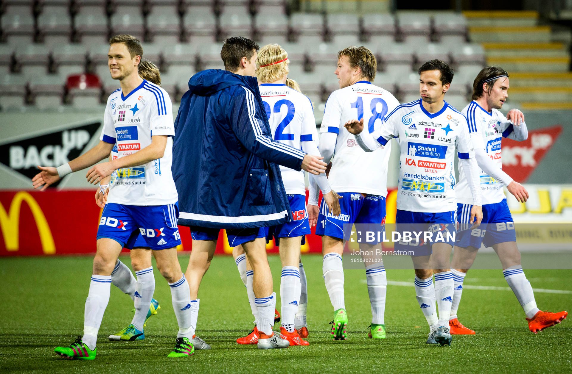 Glada miner hos Luleåspelarna