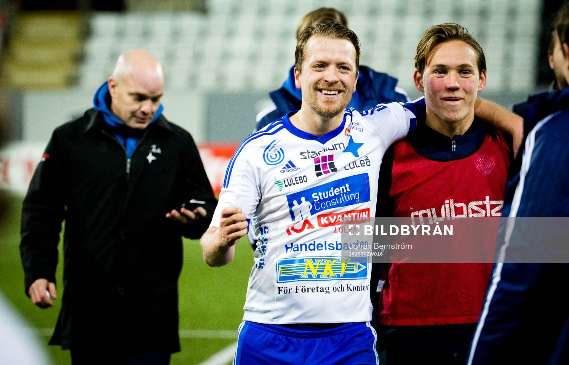 Glada miner hos Luleåspelarna