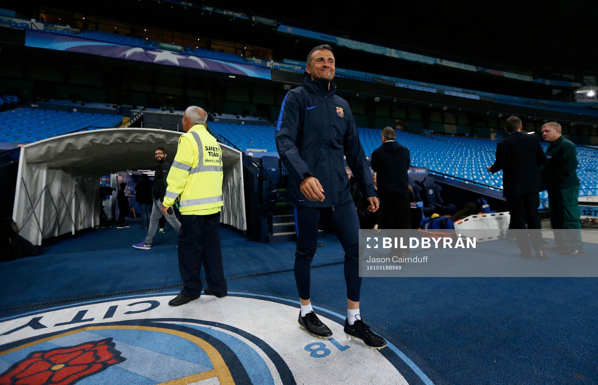  Britain Football Soccer - FC Barcelona Training - Etihad Stadium, Manchester, England - 31/10/16