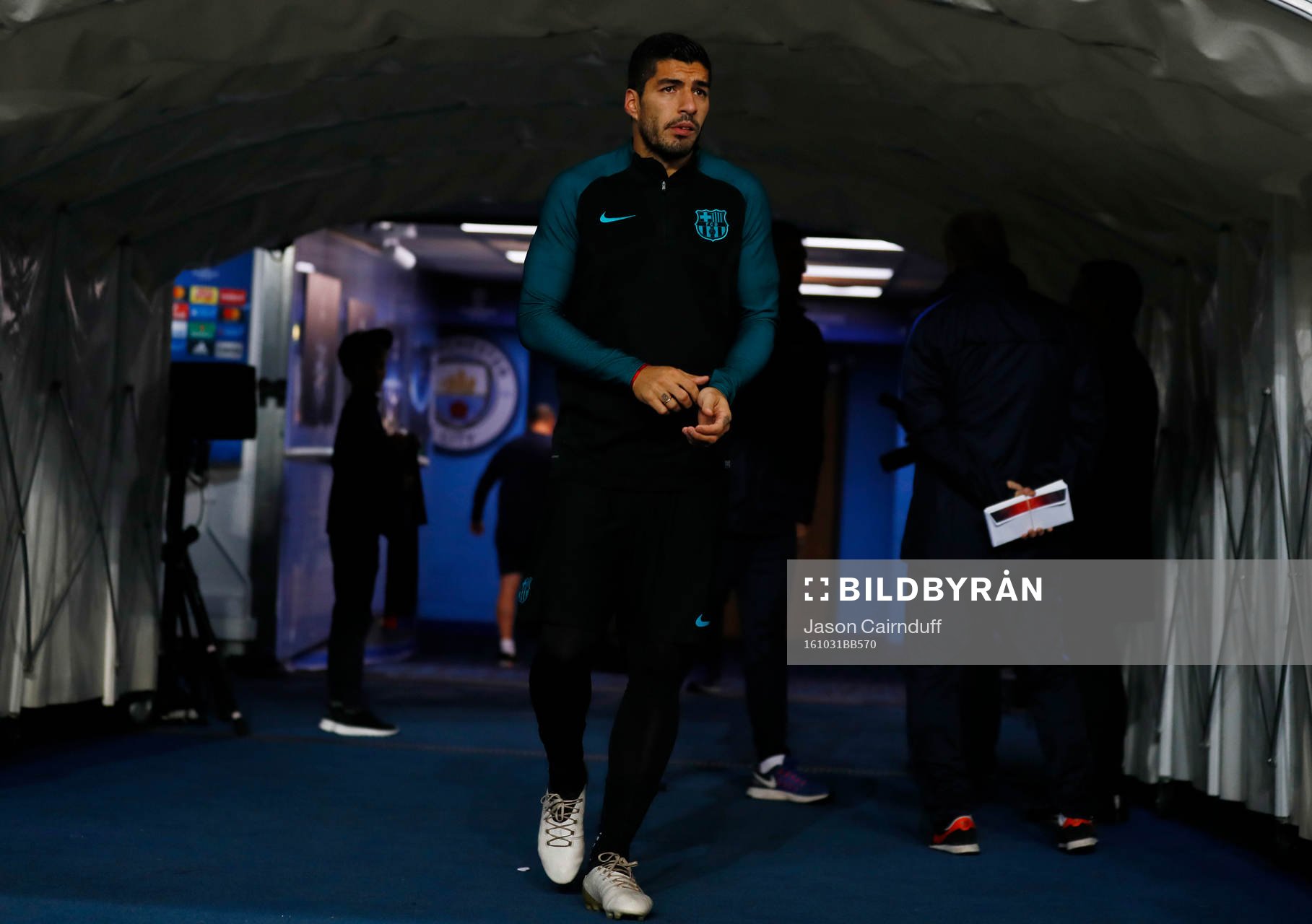  Britain Football Soccer - FC Barcelona Training - Etihad Stadium, Manchester, England - 31/10/16