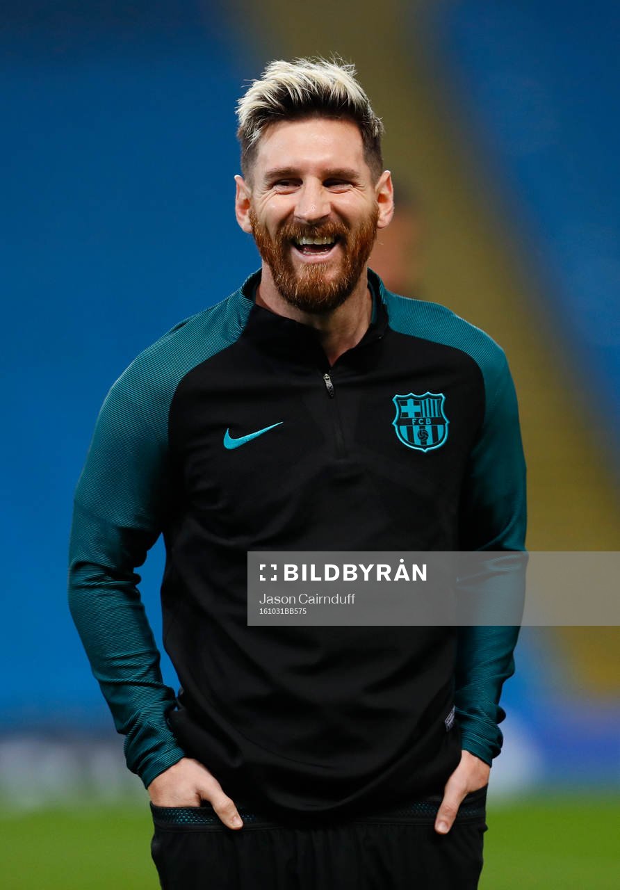  Britain Football Soccer - FC Barcelona Training - Etihad Stadium, Manchester, England - 31/10/16