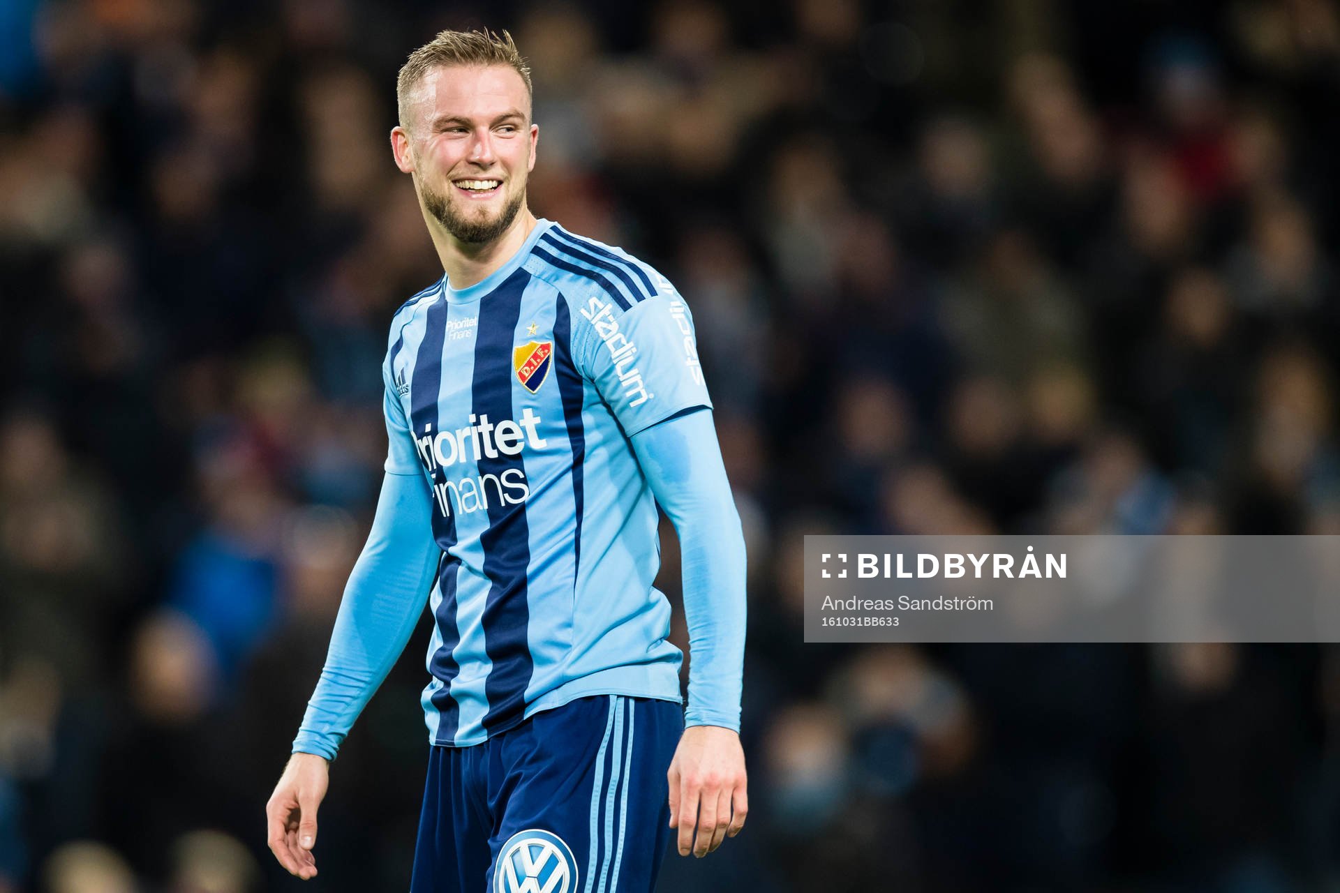 Djurgårdens Alexander Faltsetas ser glad ut