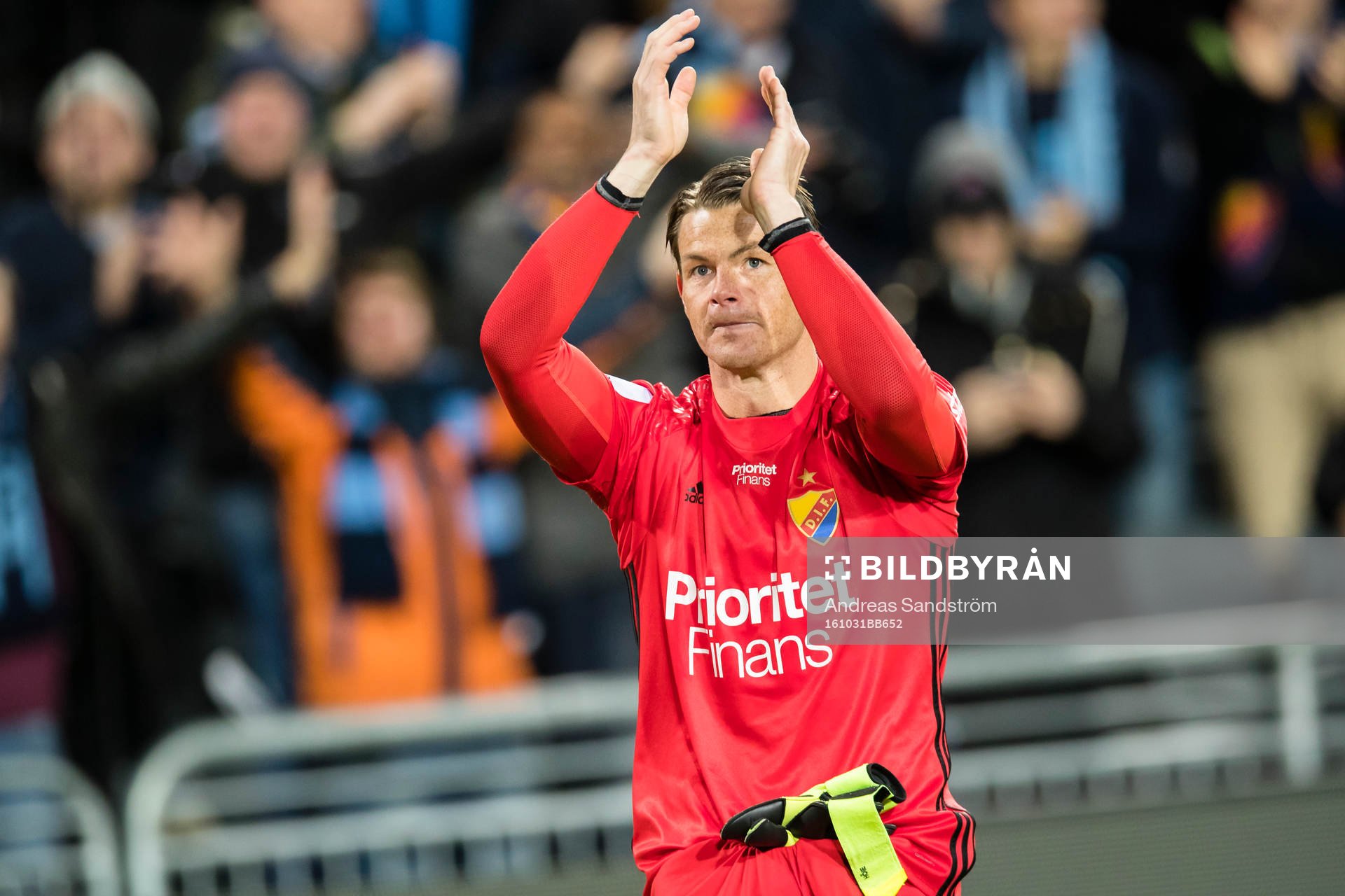 Djurgårdens målvakt Kenneth Høie avtackas