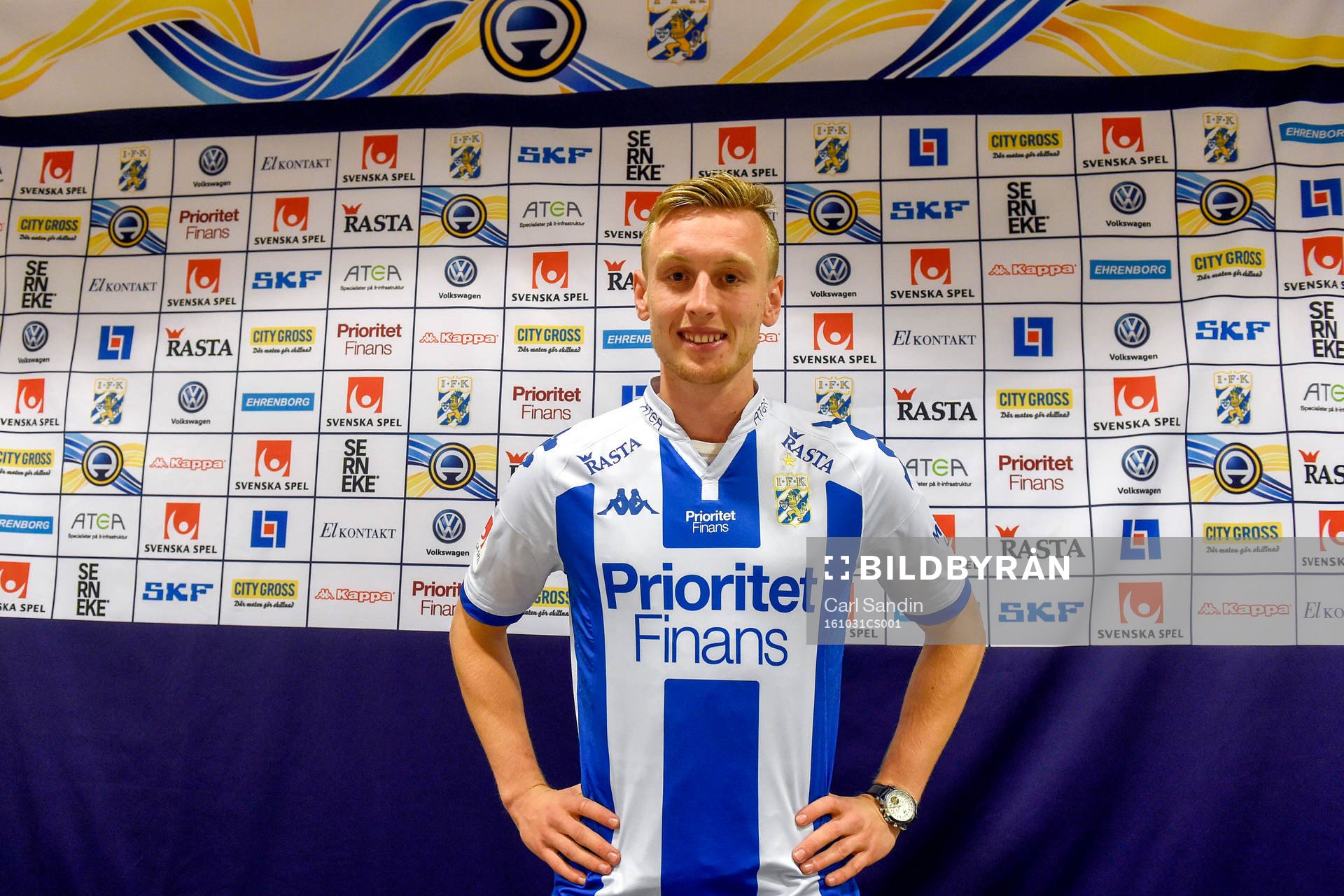 IFK Göteborgs nyförvärv Sebastian Ohlsson  presenterades