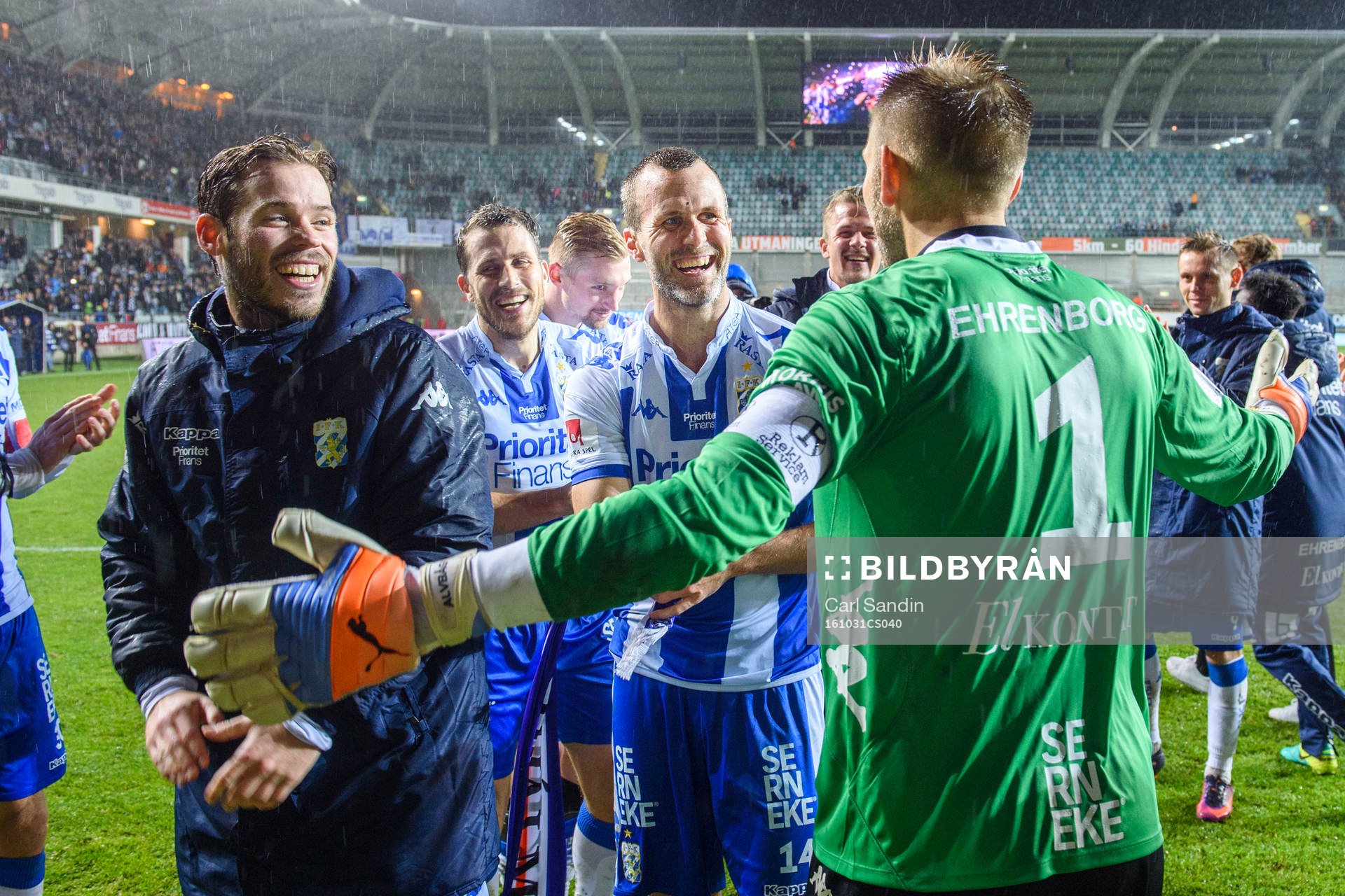 IFK Göteborgs Emil Salomonsson, Hjalmar Jonsson och