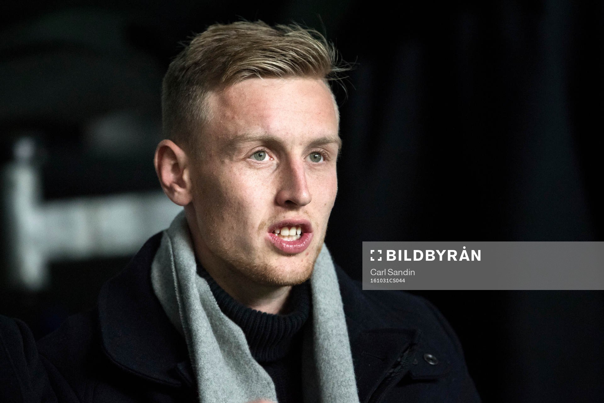 IFK Göteborgs nyförvärv Sebastian Ohlsson på läktaren