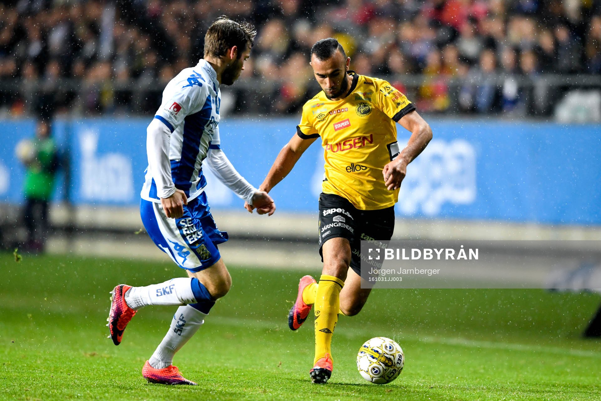 IFK Göteborgs Emil Salomonsson och Elfsborgs Issam Jebali