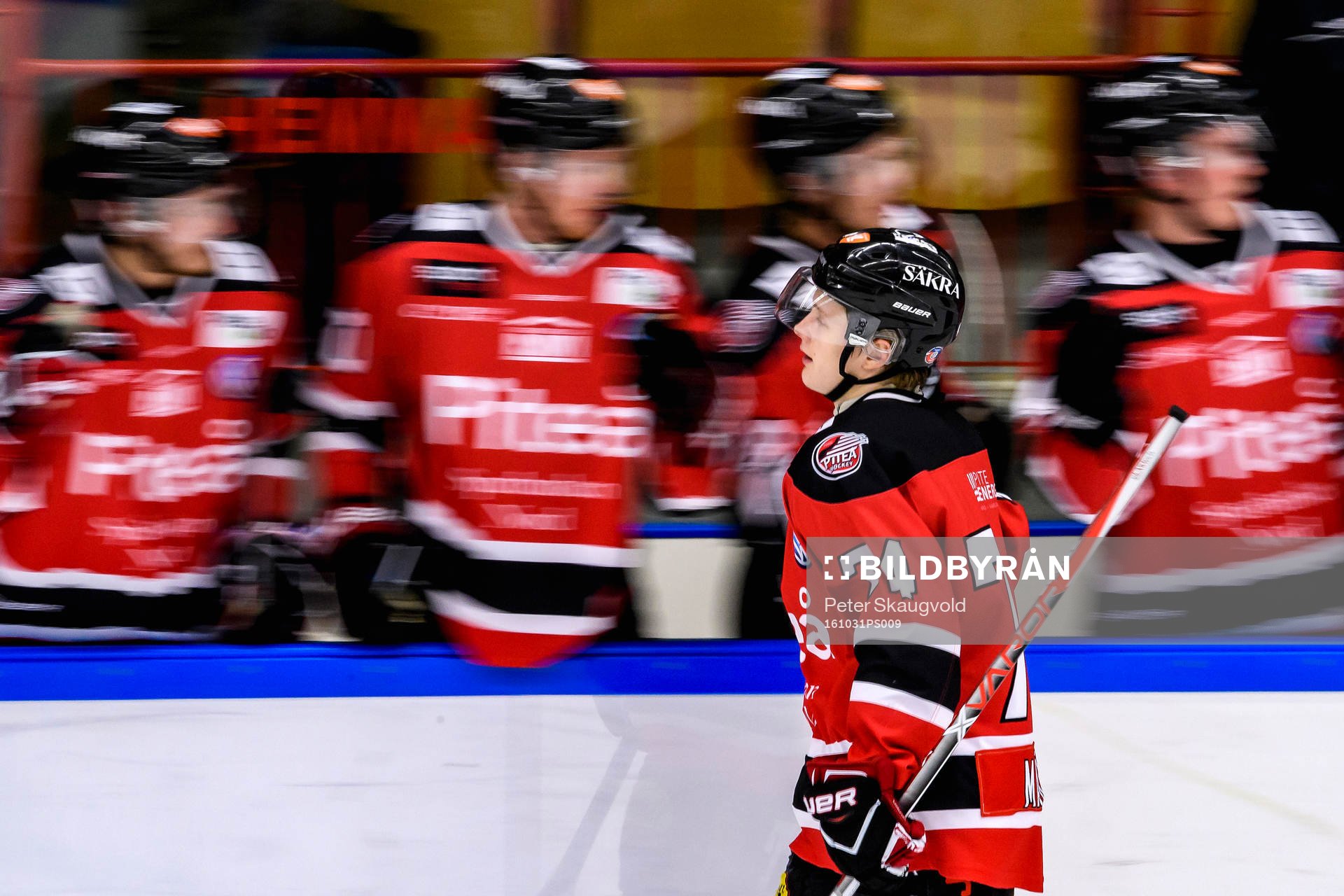 Piteås Petter Mäkitalo jublar
