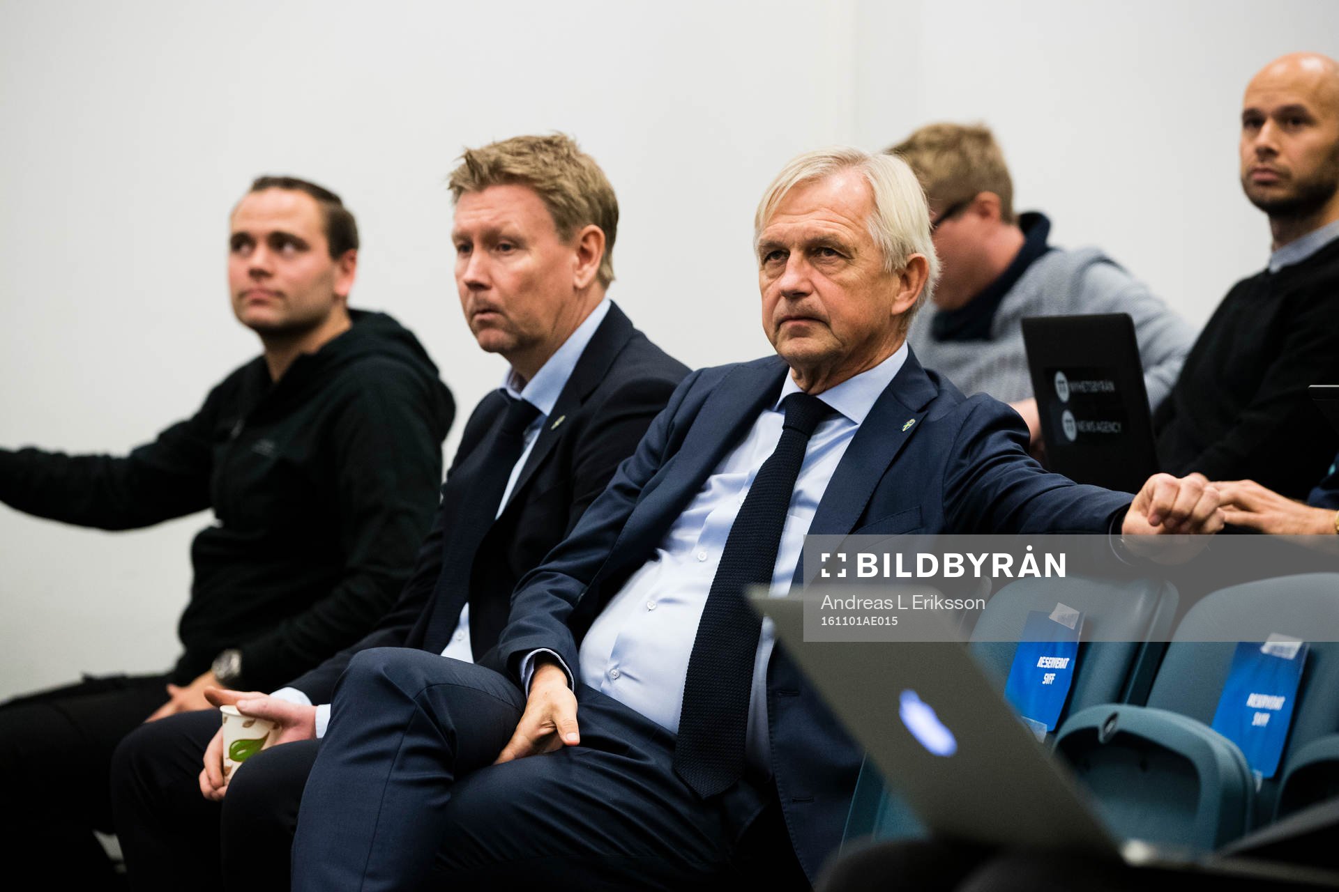 Sveriges assisterande förbundskapten Peter Wettergren och