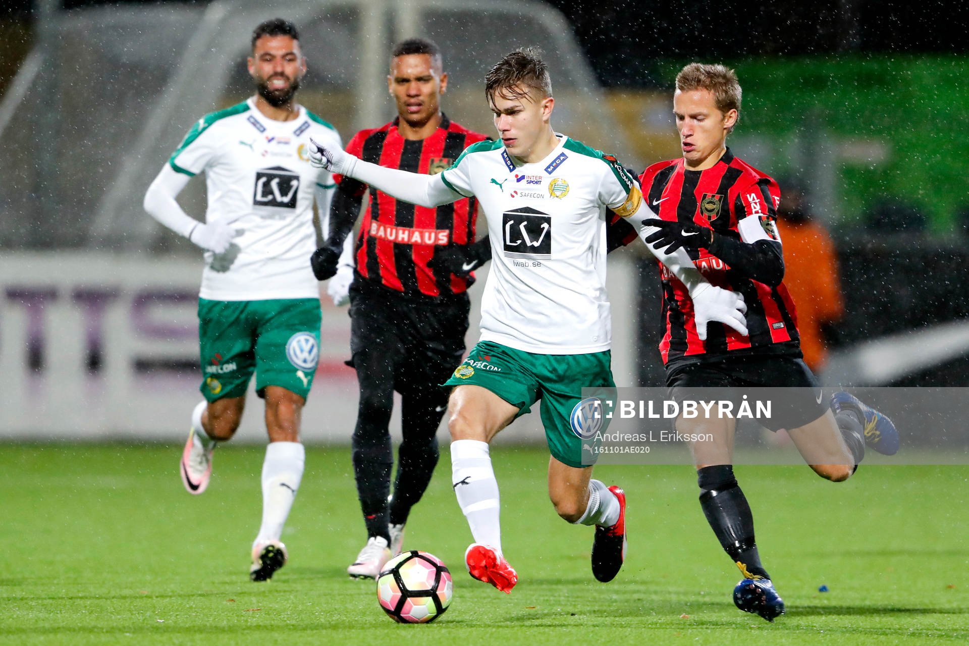 Hammarbys Dusan Jajic och Brommapojkarnas Daniel Stensson