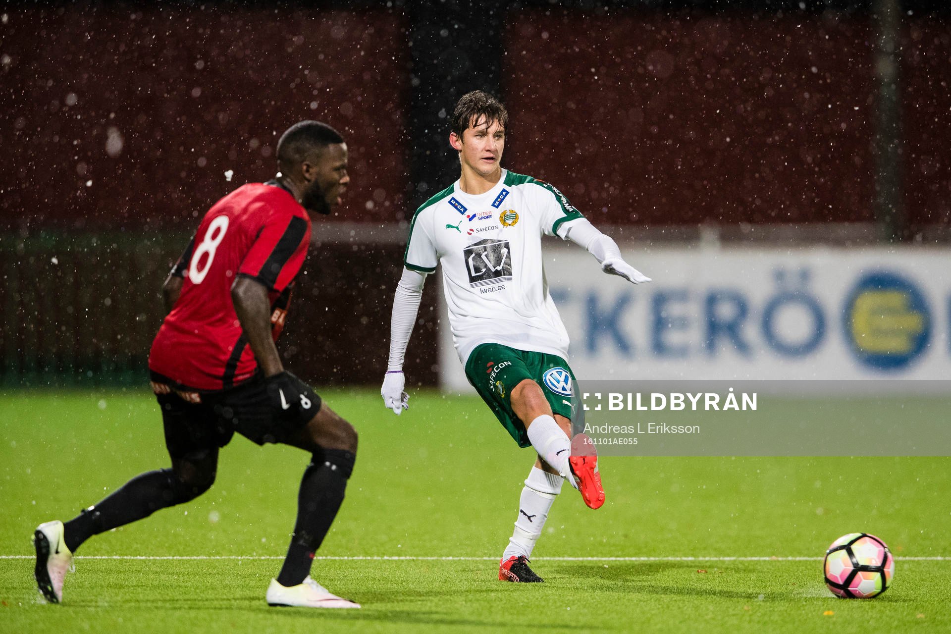 Brommapojkarnas Christian Kouakou och Hammarbys Leo