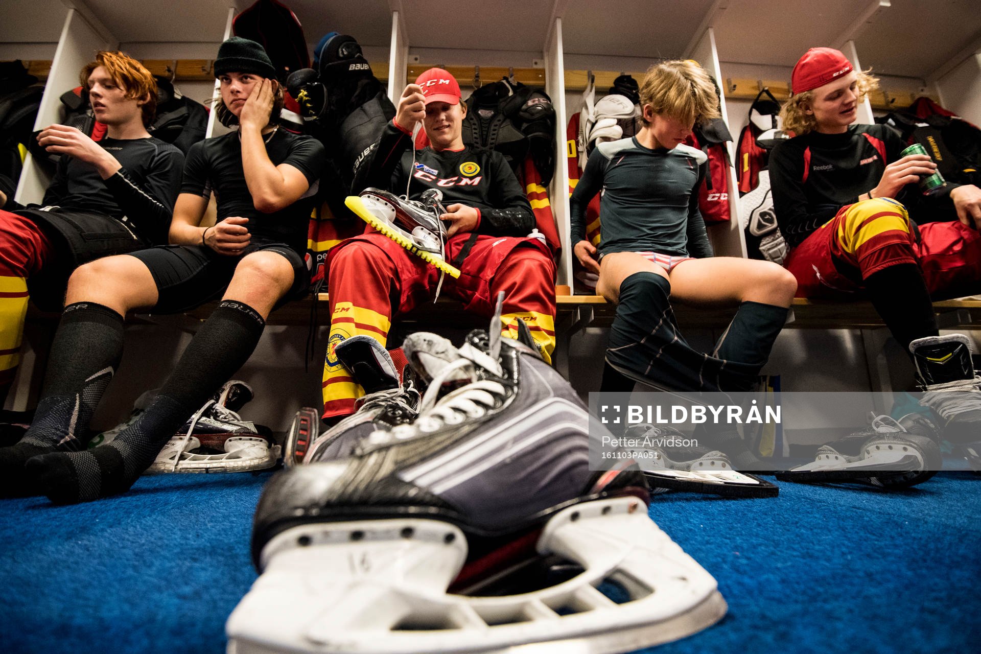 Skånes Casper Andersson Marin, Robin Ericsson, Daniel