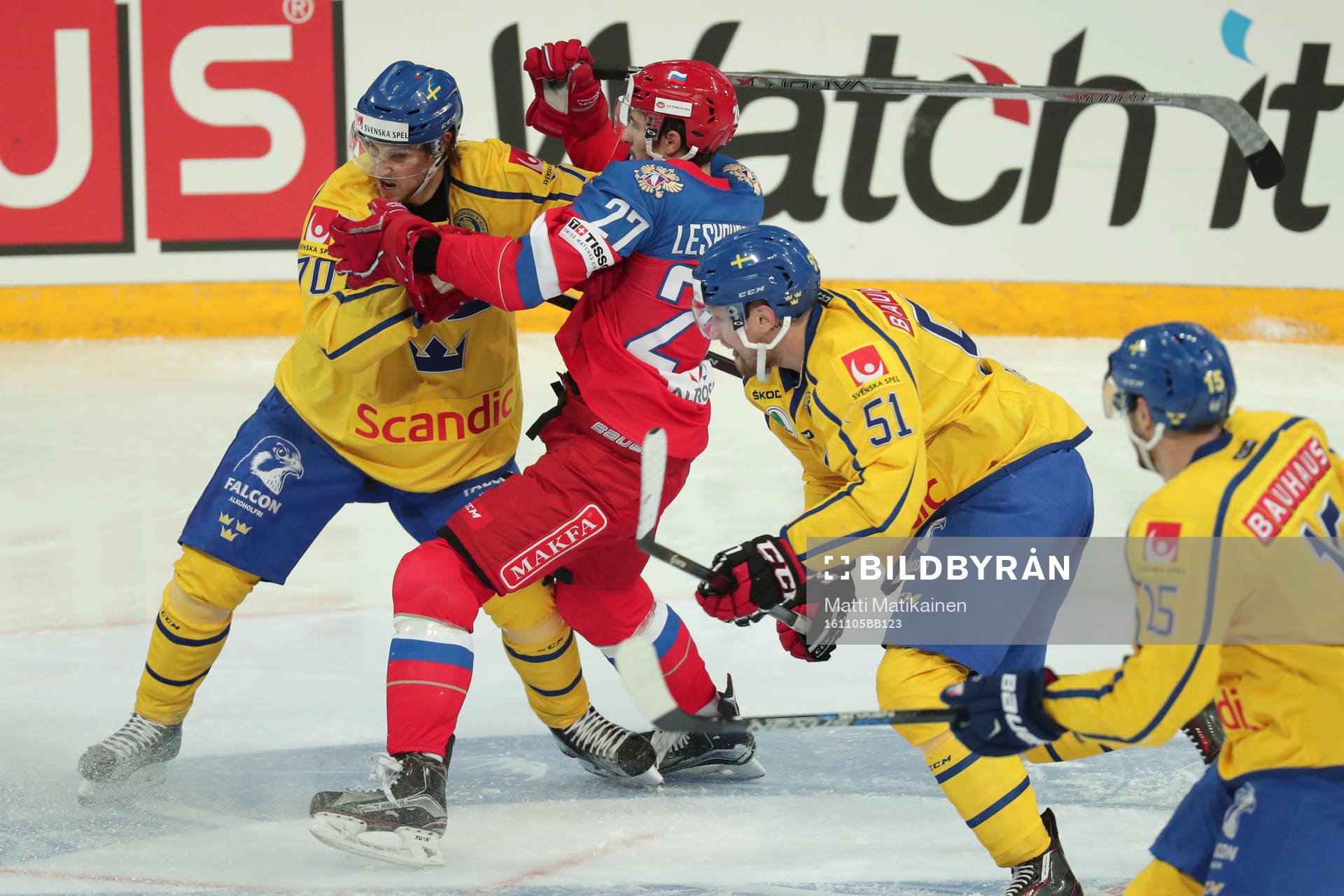 Mario Kempe, SWE and Vyacheslav Leshchenko, RUS