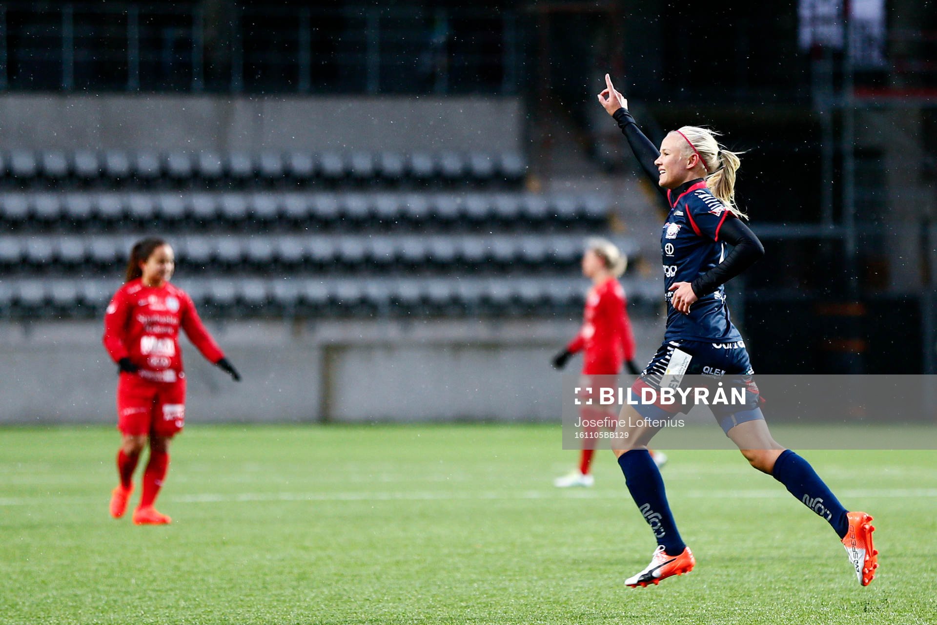 Linköpings Pernille Mosegaard Harder jublar