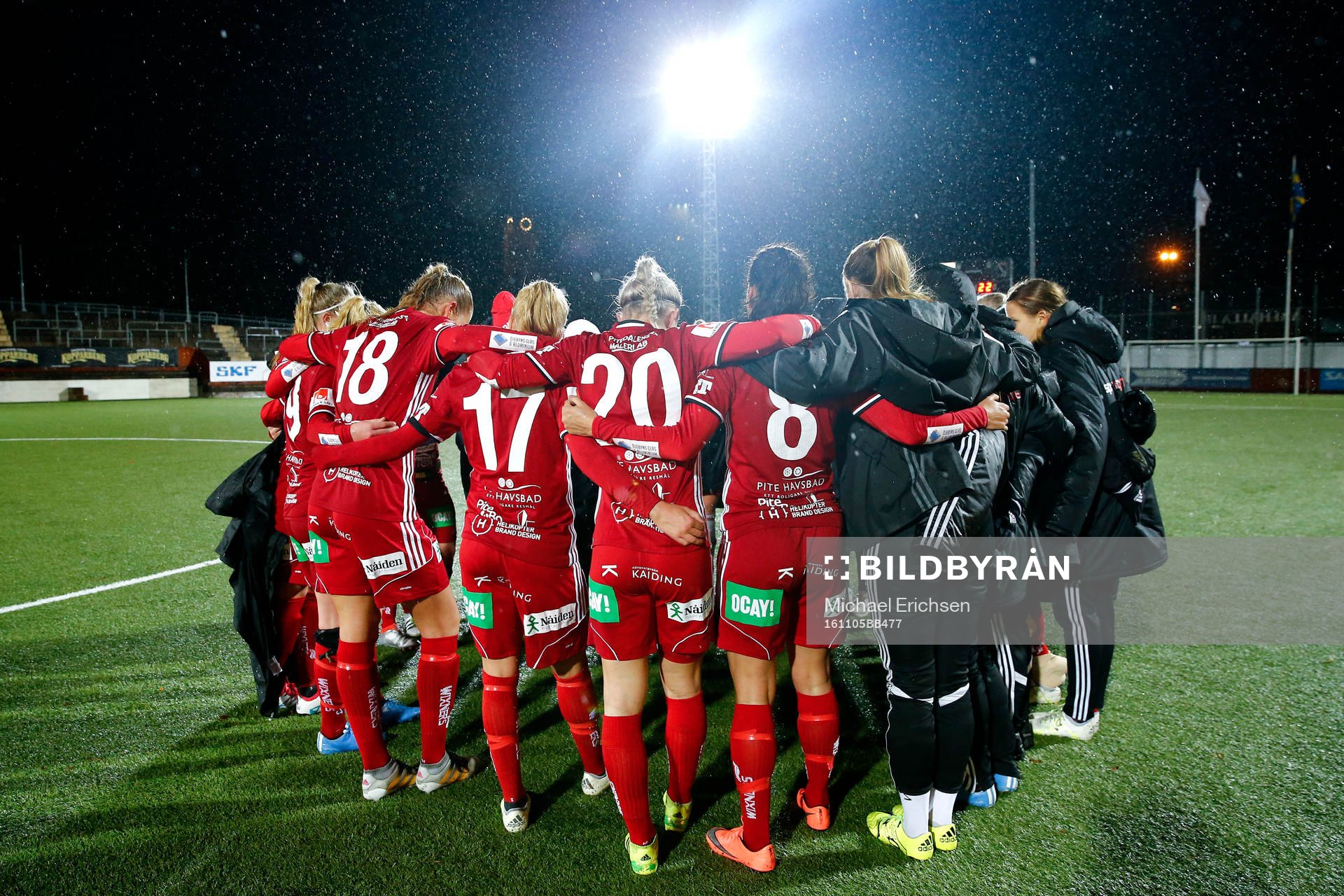 Piteås spelare samlas