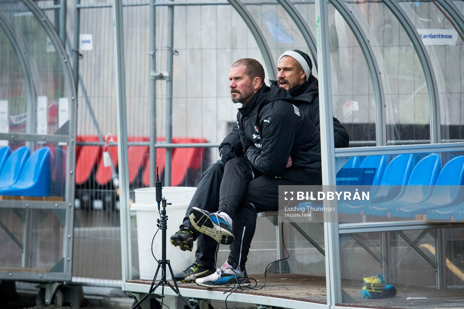Helsingborgs manager Henrik Larsson under en fotbollsträning med Helsingborg den 5 november 2016 i Helsingborg.