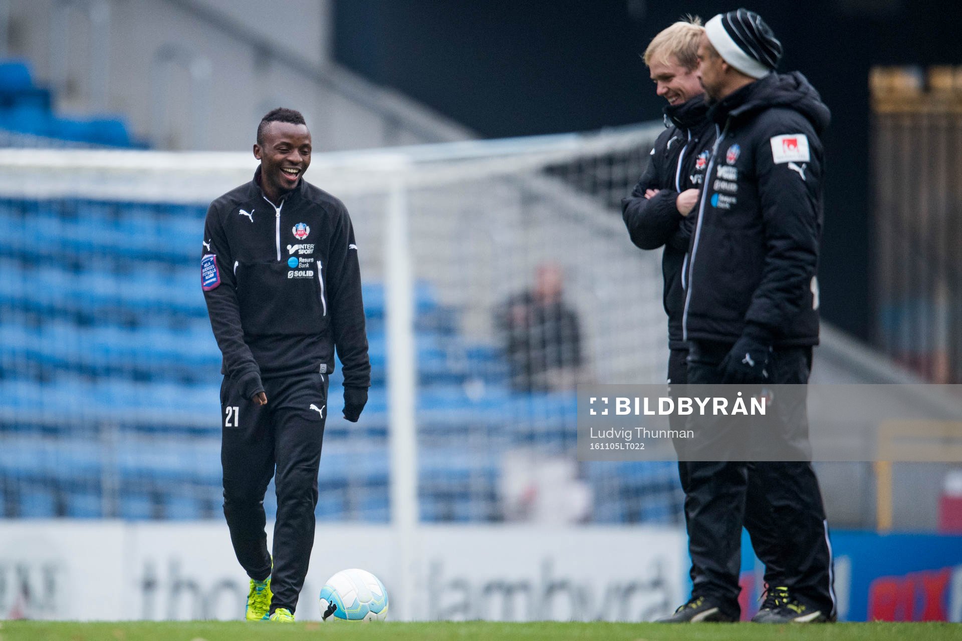Helsingborgs Monday Samuel och Jonas Eidevall samt manager