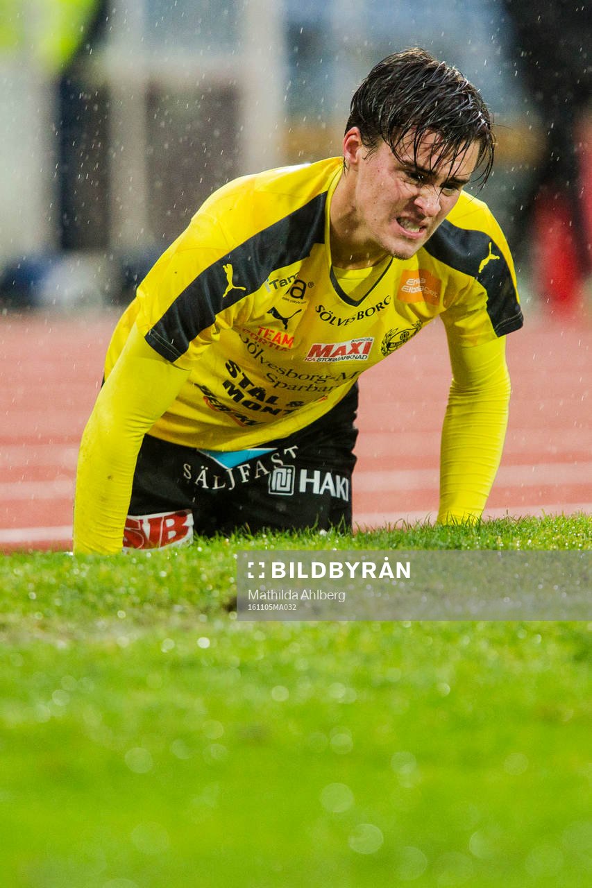 Mjällbys Jesper Gustavsson deppar