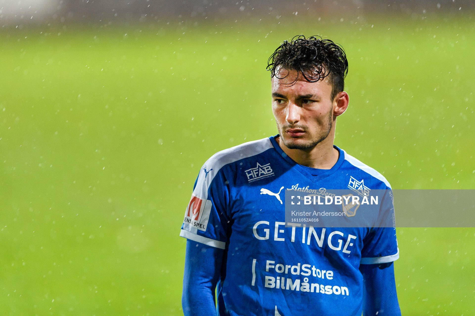 Halmstads Sead Haksabanovic deppar