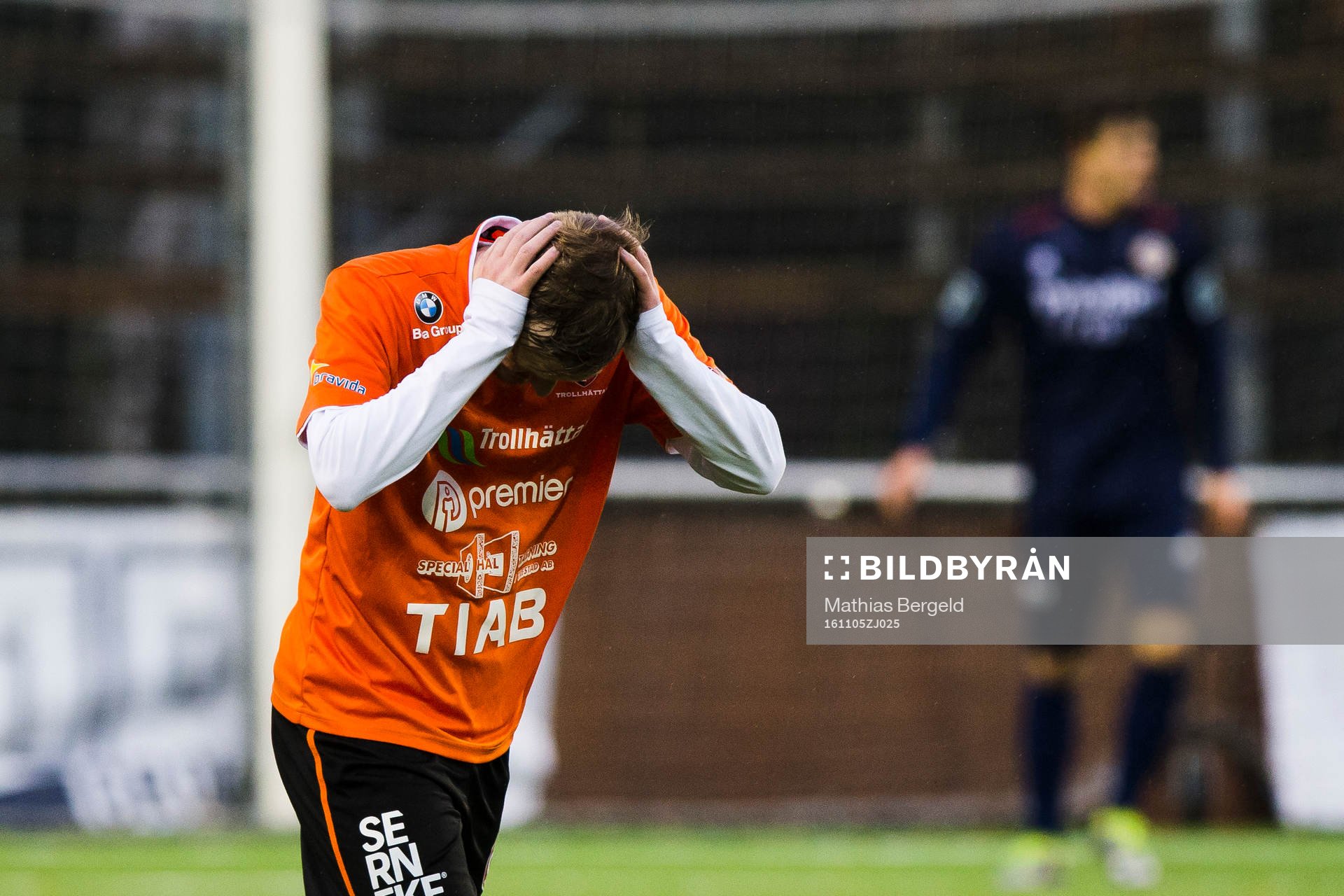 Trollhättans Tommie Vejlovic reagerar