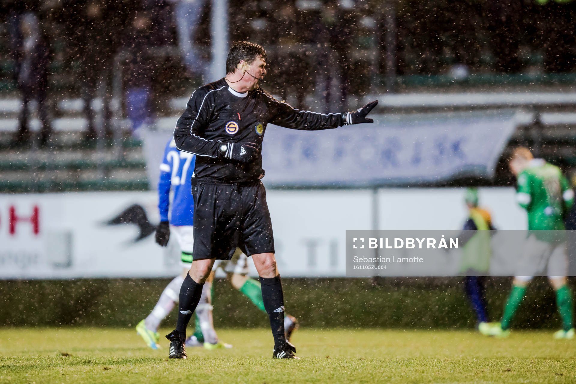 under fotbollsmatchen i Superettan mellan Ljungskile och