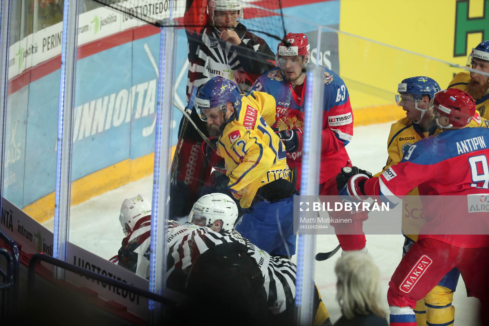 Fredrik Pettersson, SWE and Valery Nichushkin, RUS