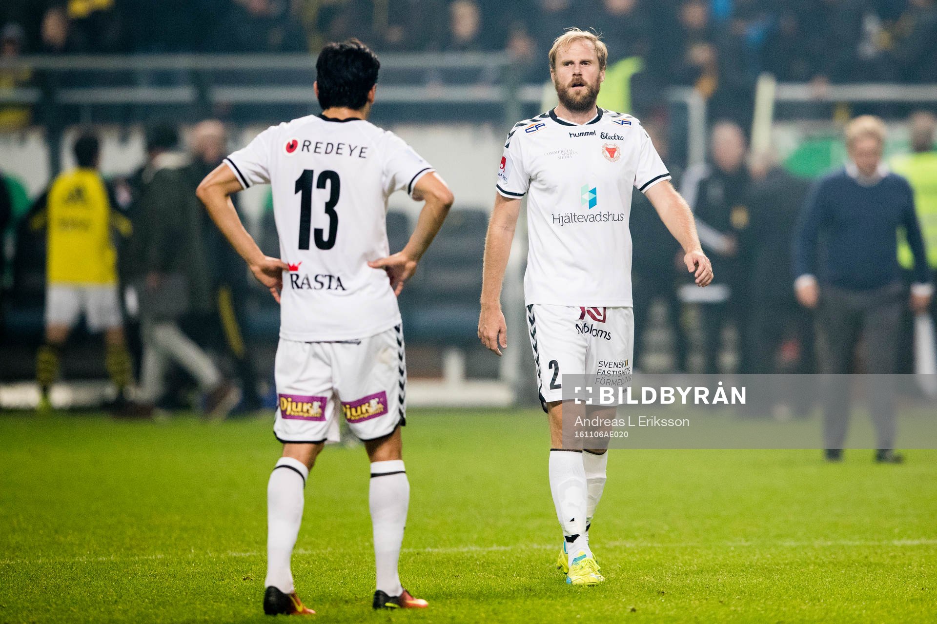 Kalmars Emin Nouri och Markus Thorbjörnsson deppar
