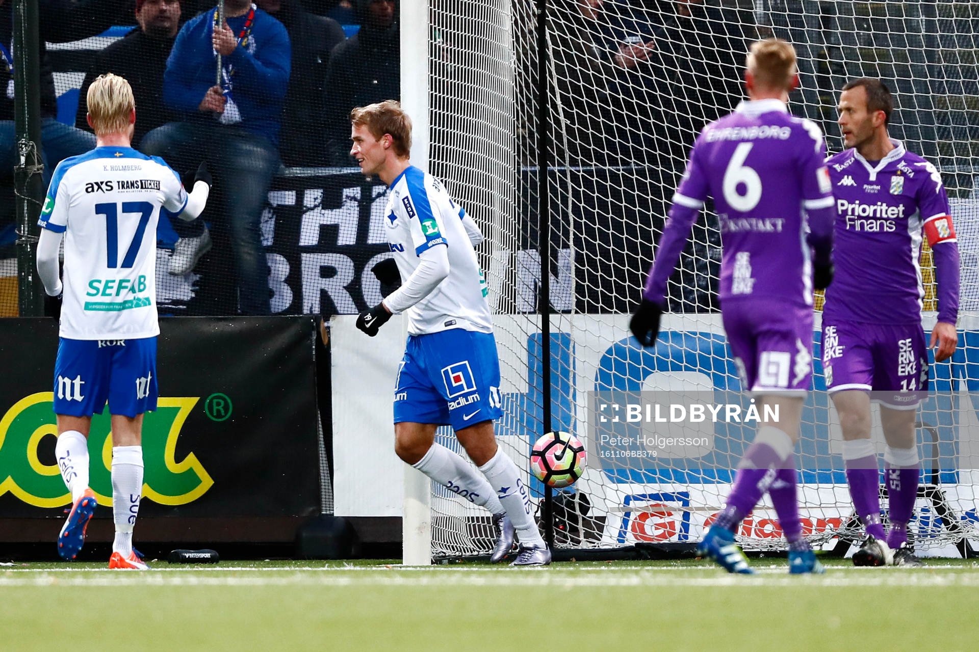 Norrköpings Sebastian Andersson jublar