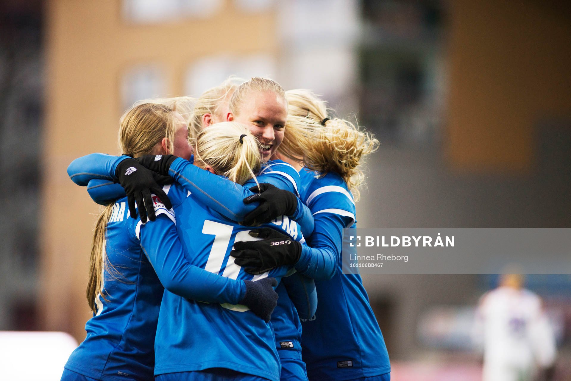 Eskilstunas spelare jublar
