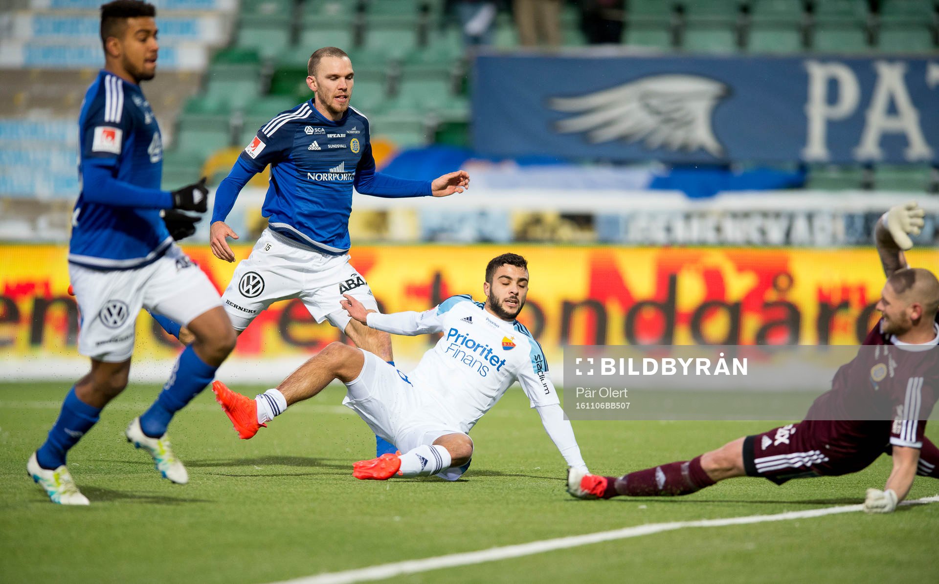 Djurgårdens Othman El Kabir gör 2-1 målet