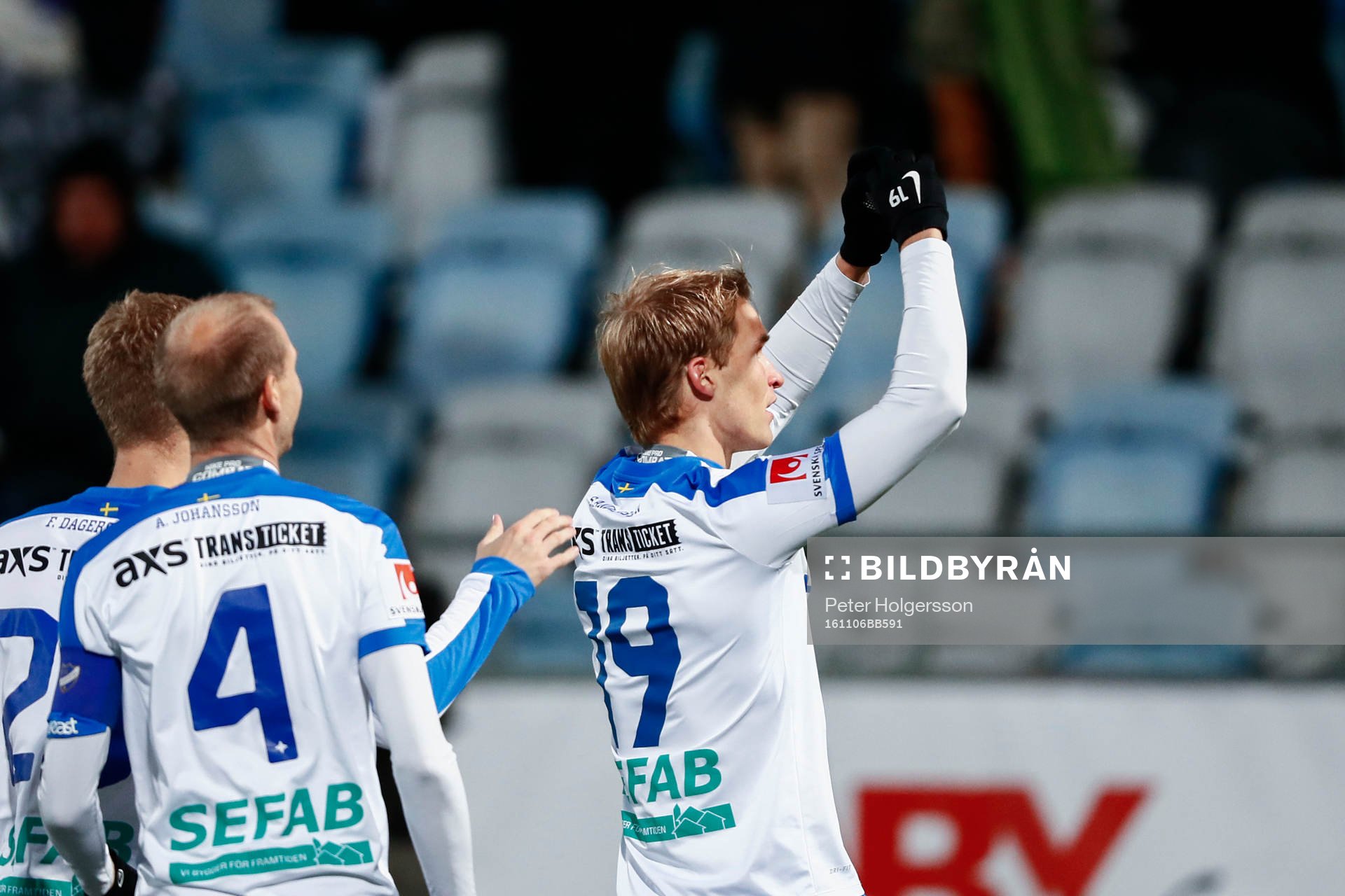 Norrköpings Sebastian Andersson jublar