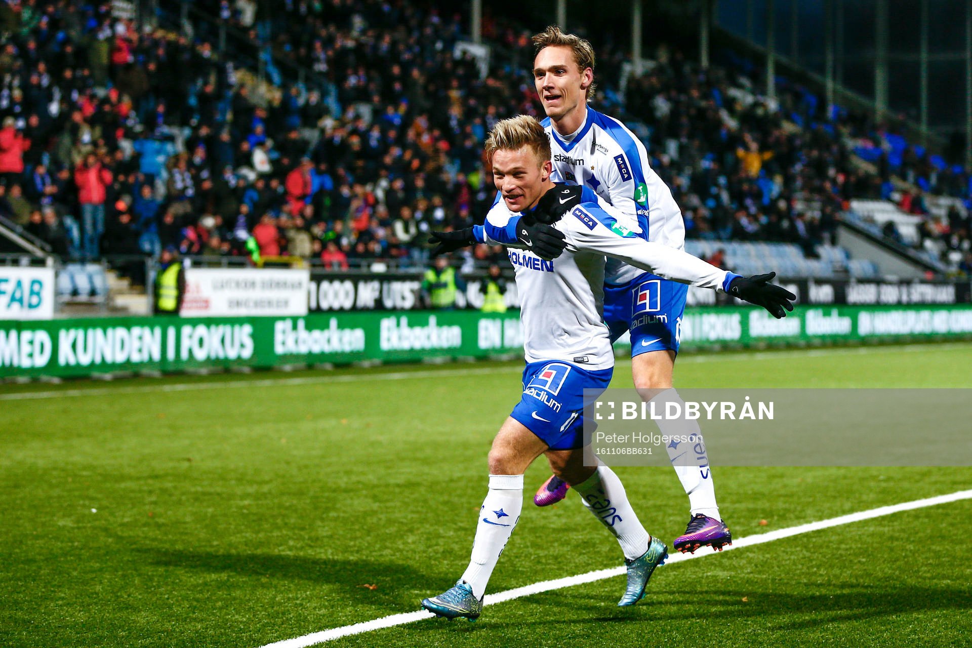 Norrköpings Nicklas Bärkroth jublar