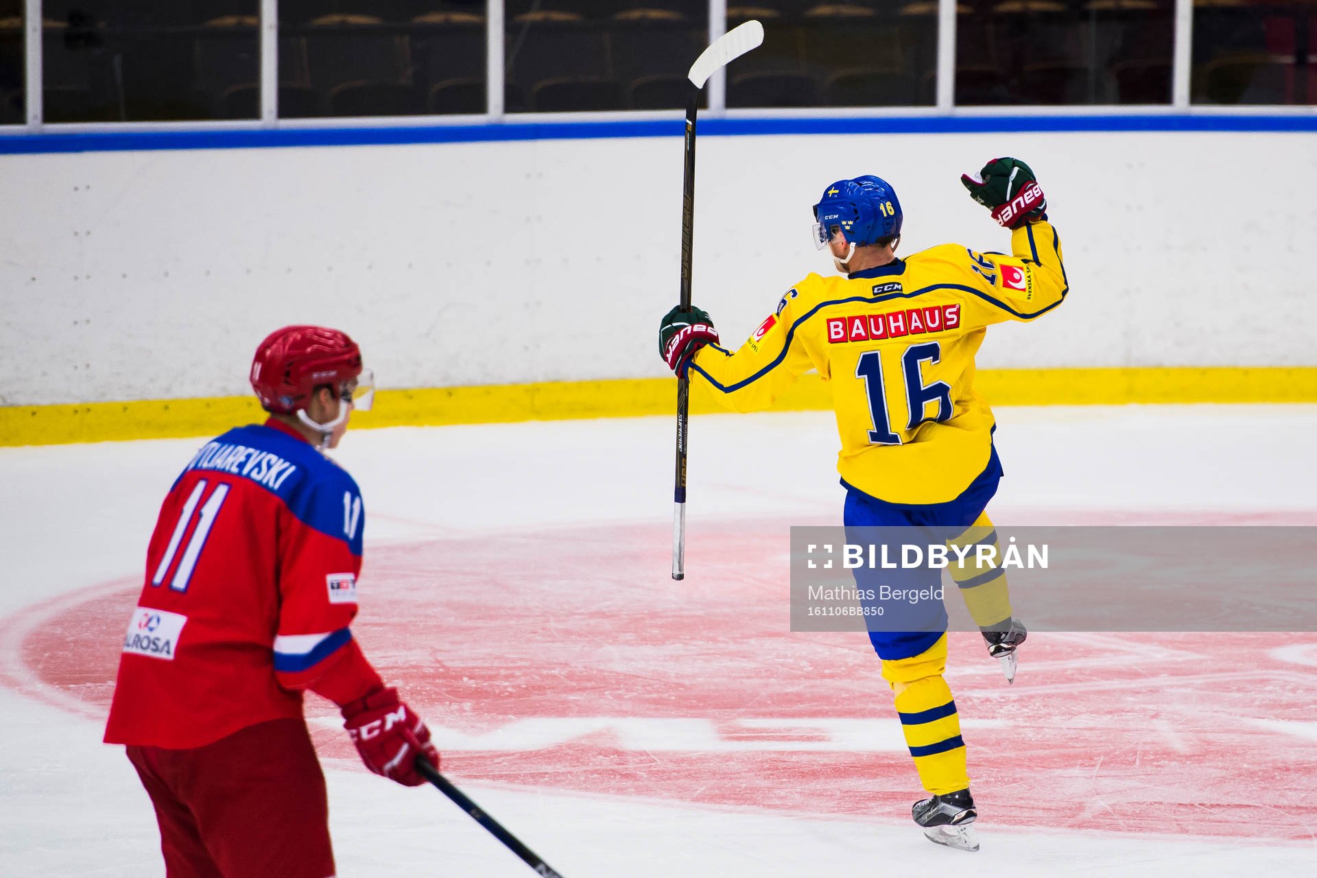 Rysslands Mikhail Kotlyarevskiy deppar och Sveriges Carl