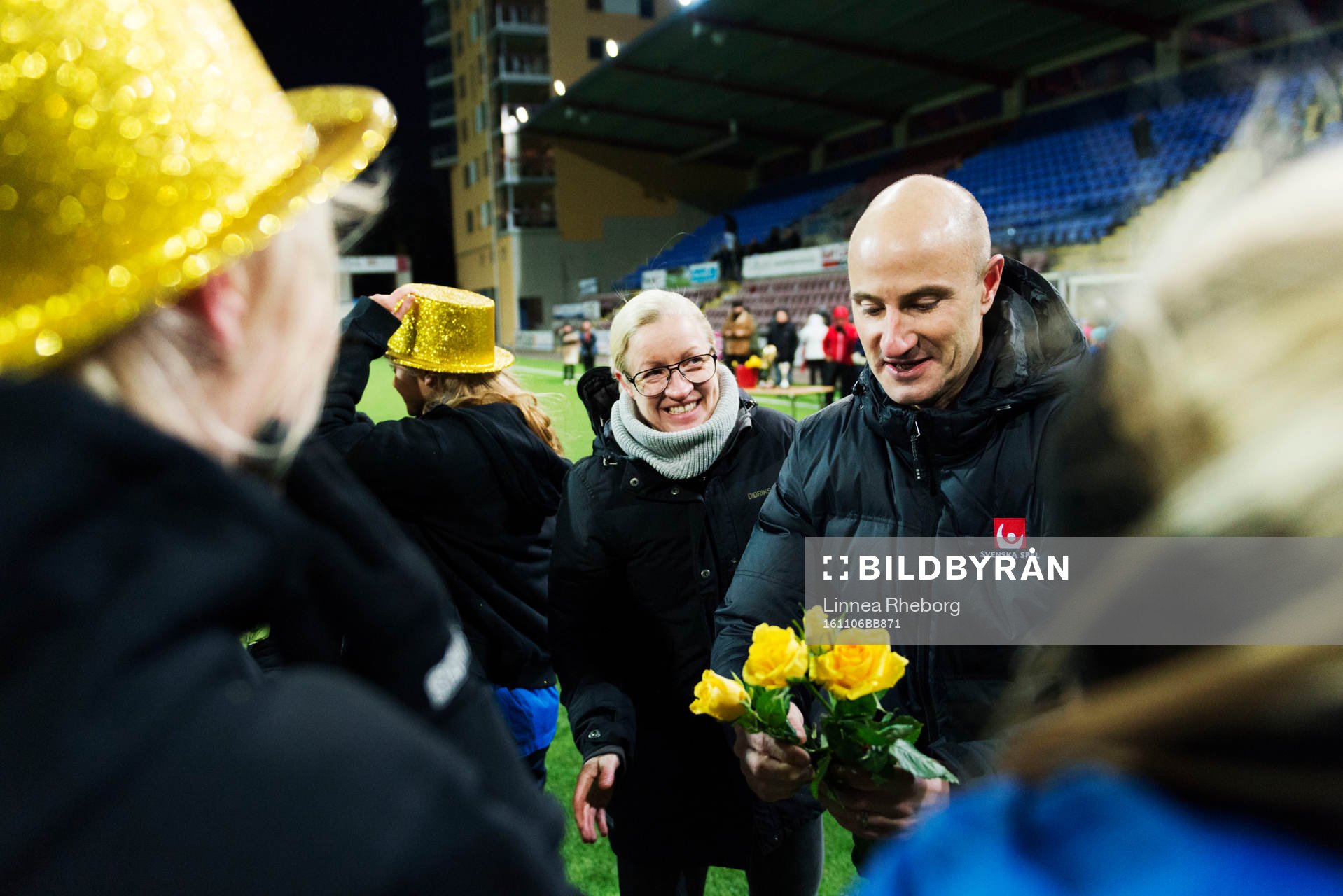 Svenska Spels representant Nicklas Biverståhl och