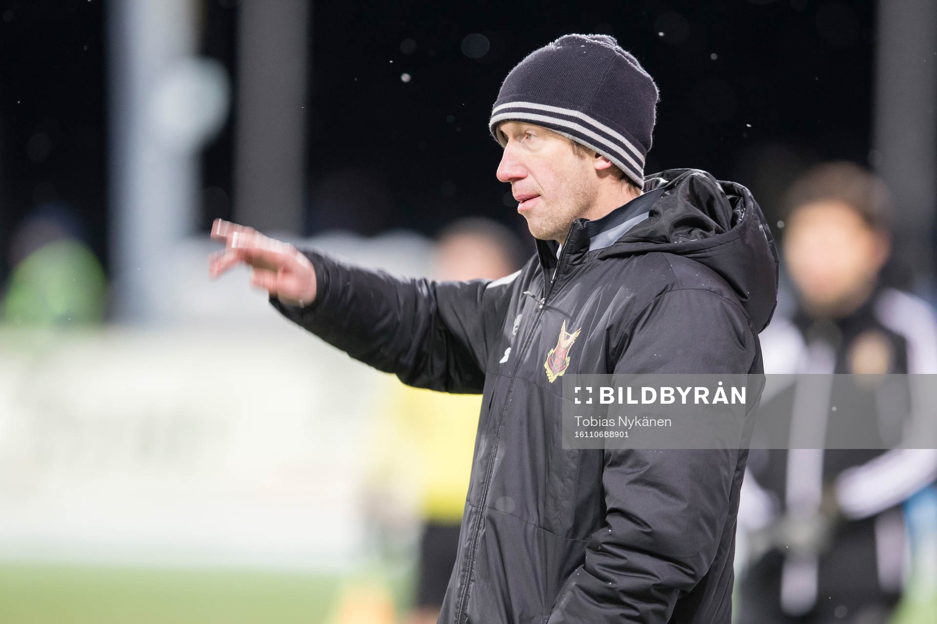 Östersunds tränare Graham Potter under fotbollsmatchen i Allsvenskan mellan Östersund och Gefle den 26 oktober 2016 i Östersund.