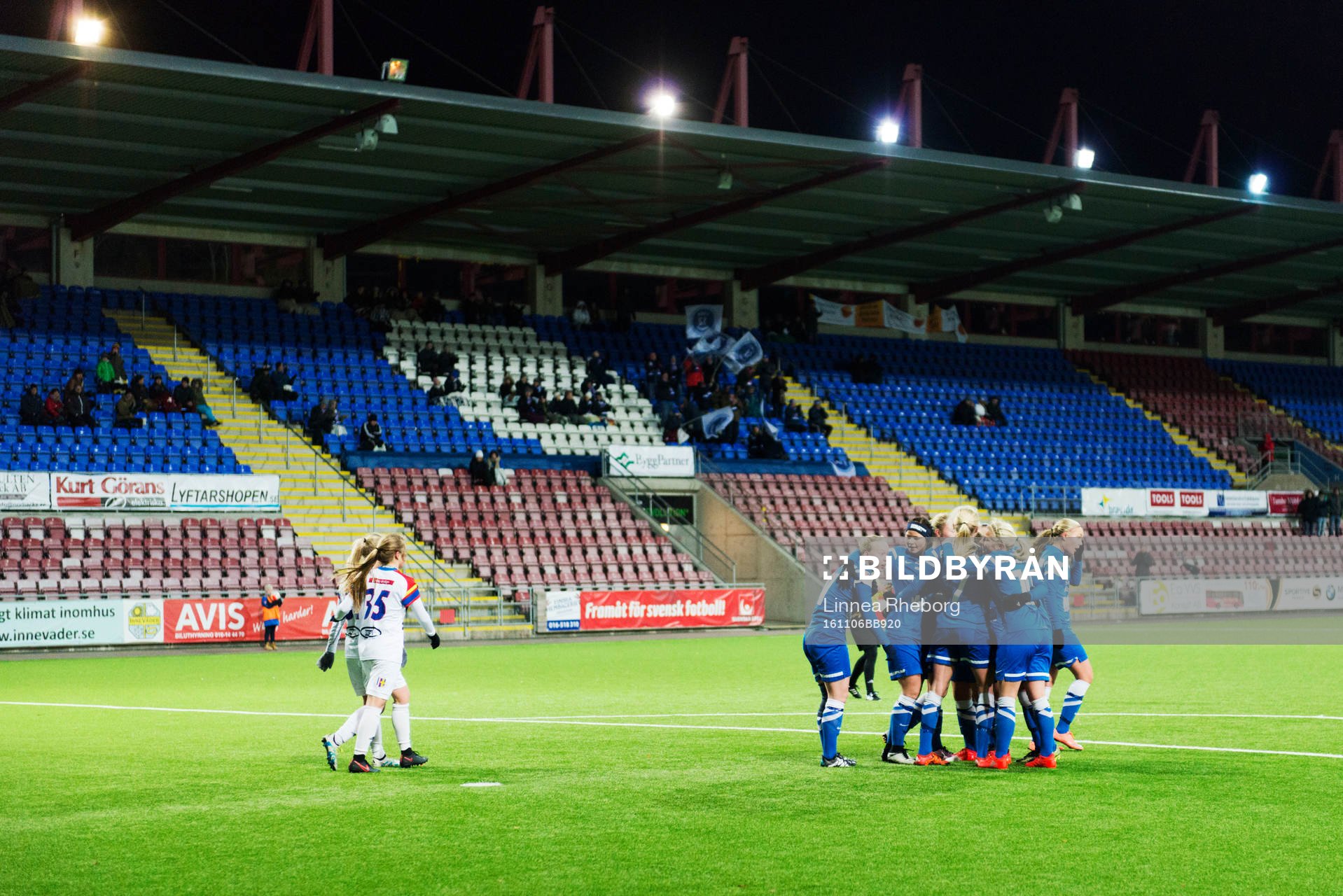 Eskilstunas spelare jublar