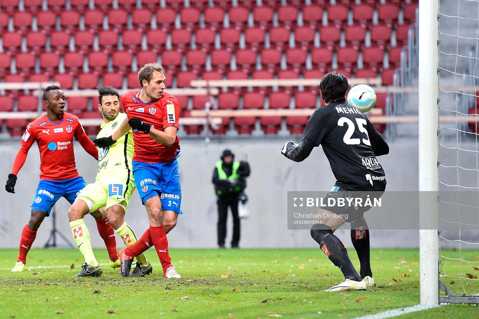 Helsingborgs Frederik Helstrup Jensen gör 1-0