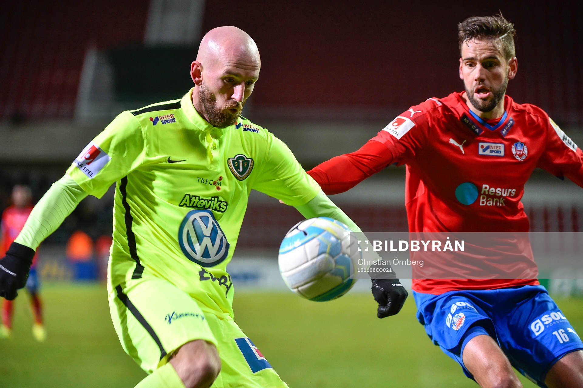 Jönköpings Tobias Nilsson och Helsingborgs Mikael Dahlberg