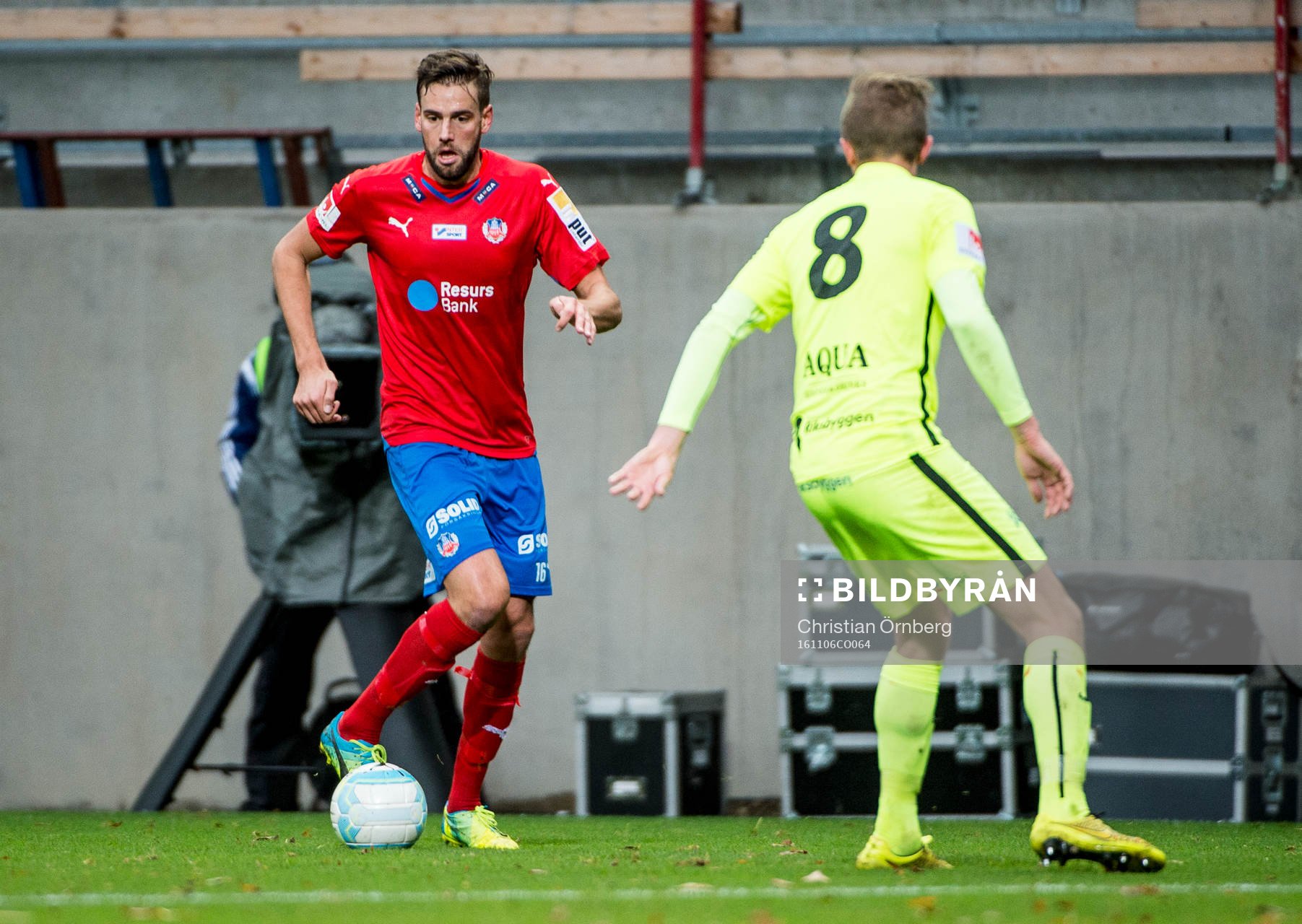 Helsingborgs Mikael Dahlberg mot Jönköpings Joakim