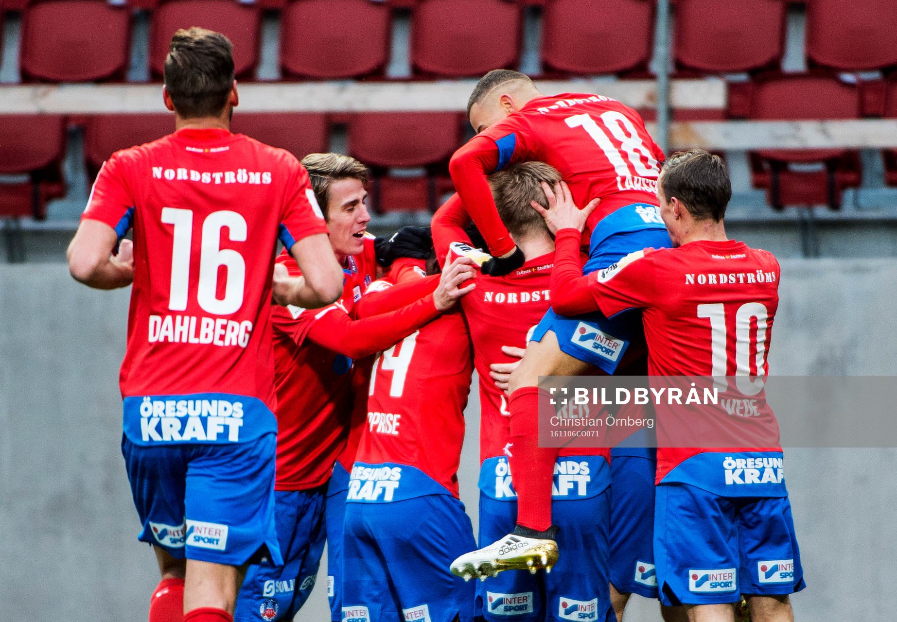 Jubel i Helsingborg