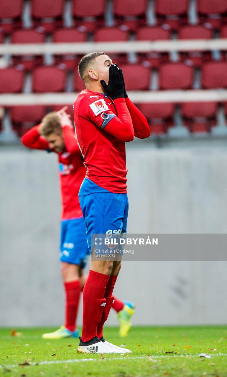 Helsingborgs Jordan Larsson deppar