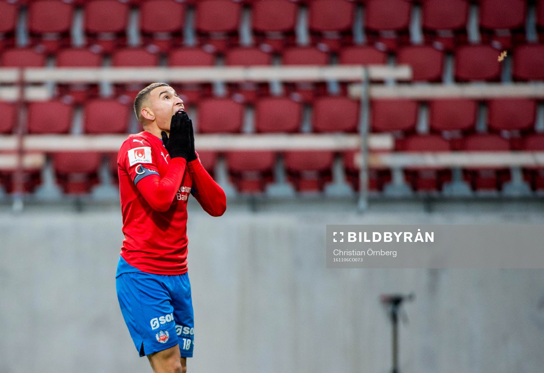 Helsingborgs Jordan Larsson deppar