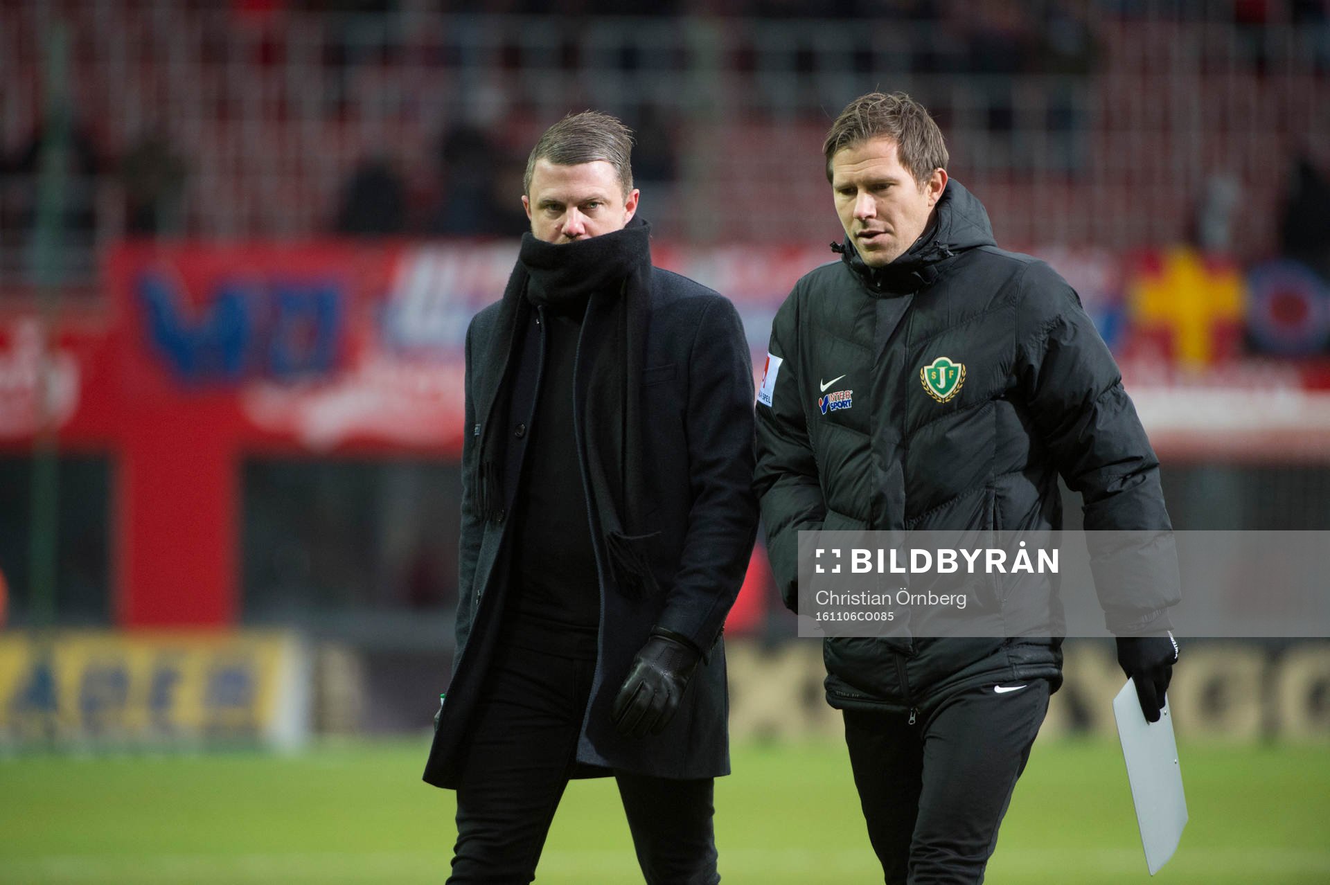 Jönköpings tränare Jimmy Thelin och assisterande