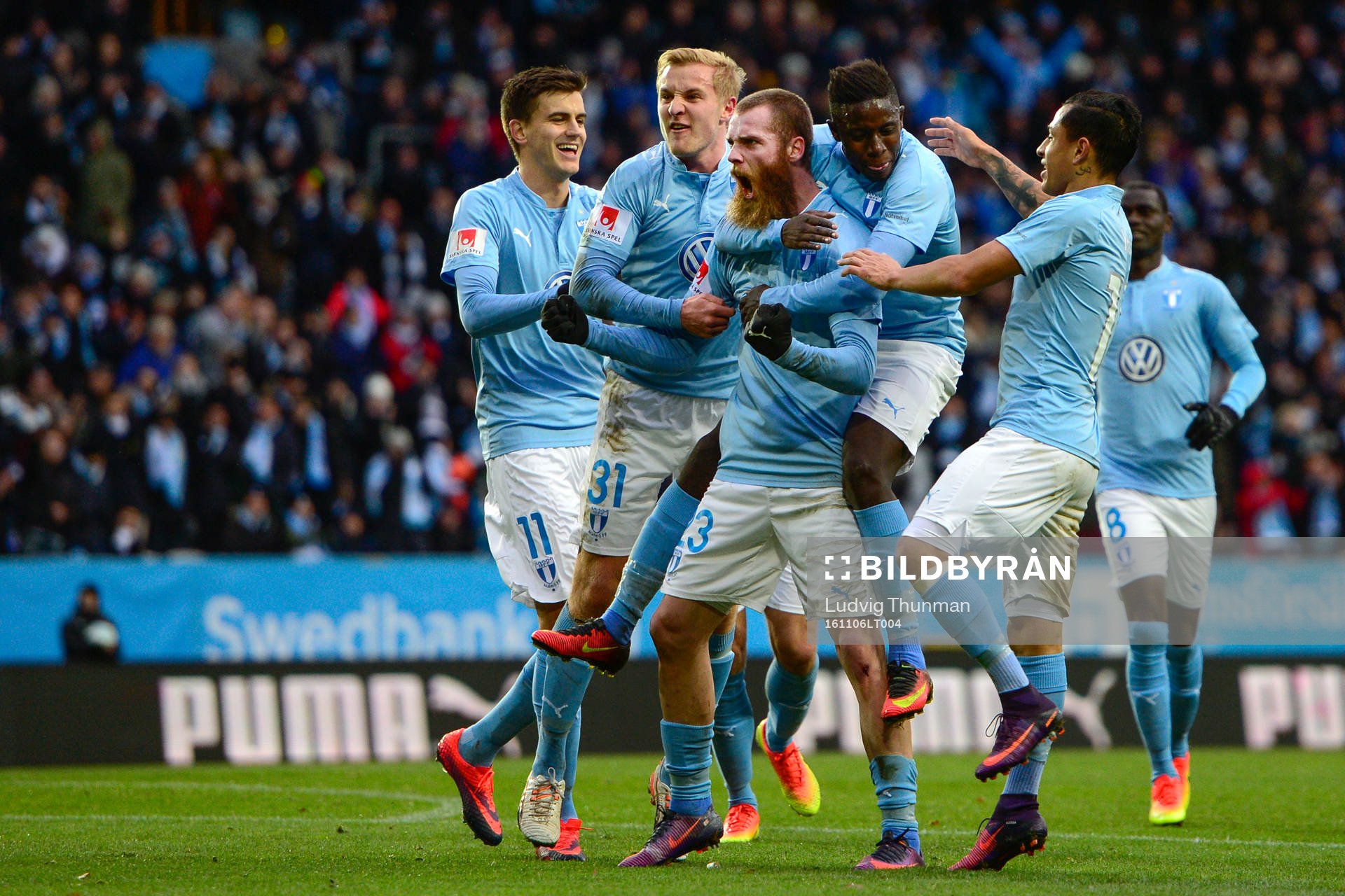 Malmö FFs Jo Inge Berget jublar