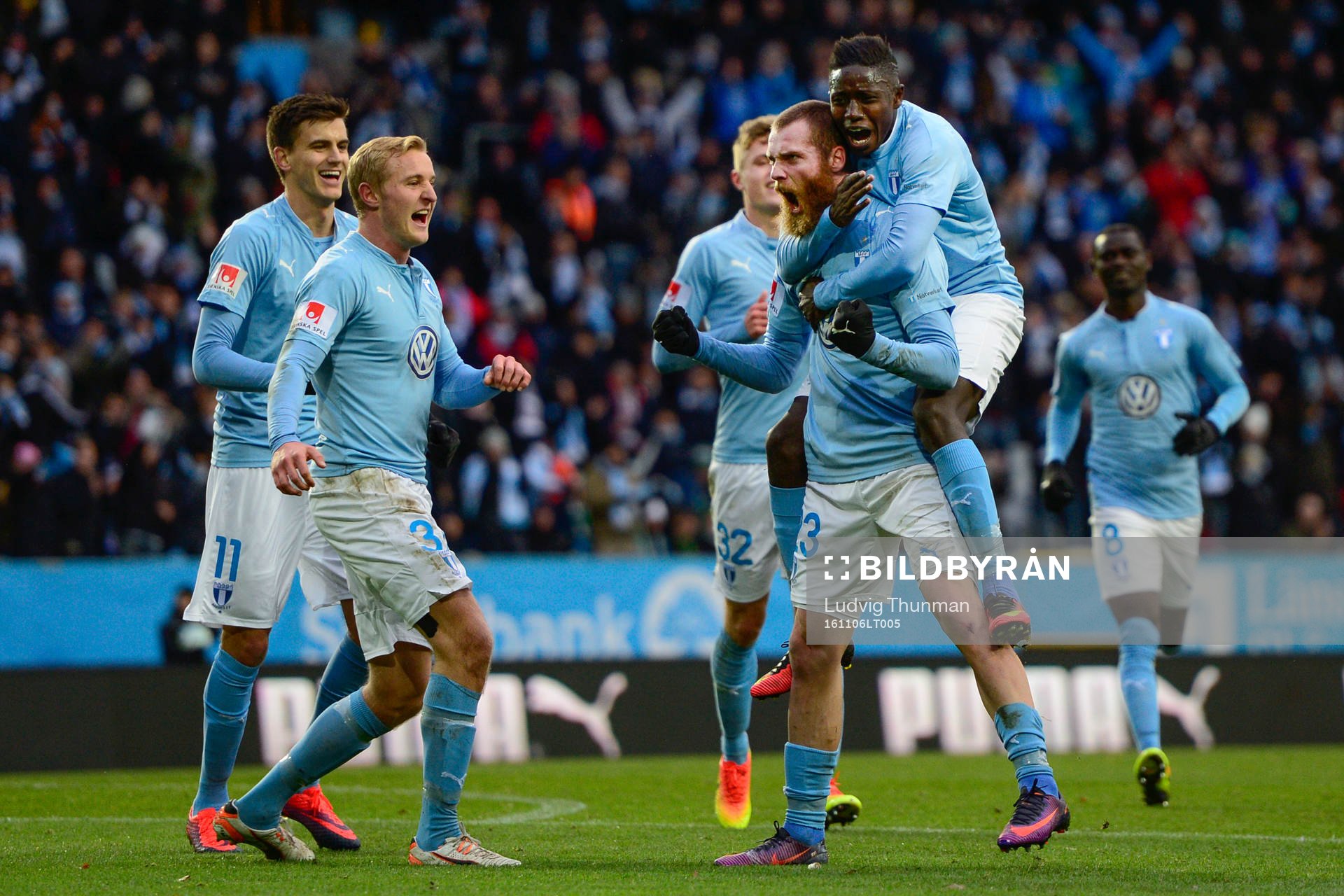 Malmö FFs Jo Inge Berget jublar