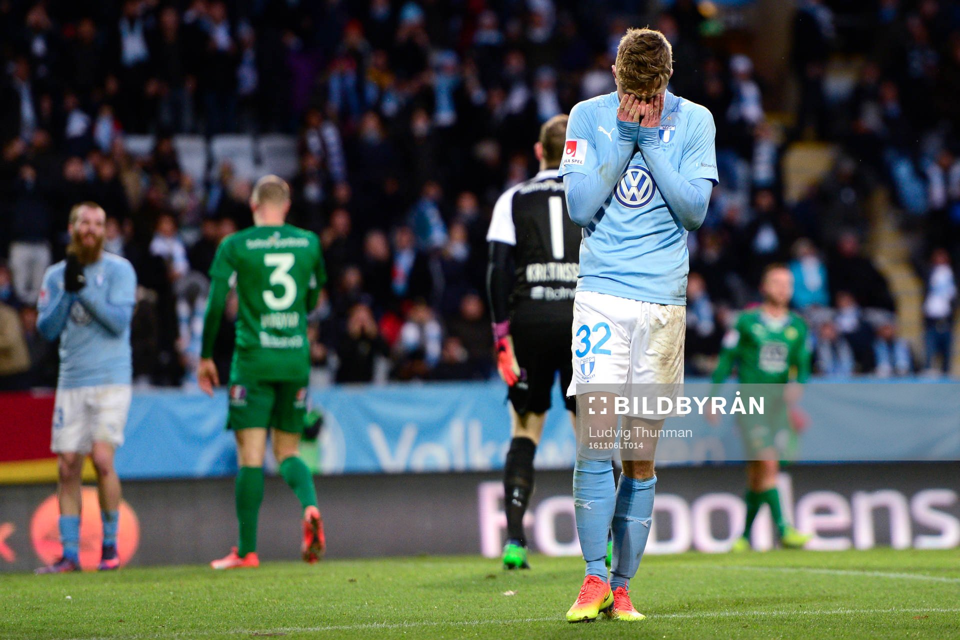 Malmö FFs Mattias Svanberg deppar