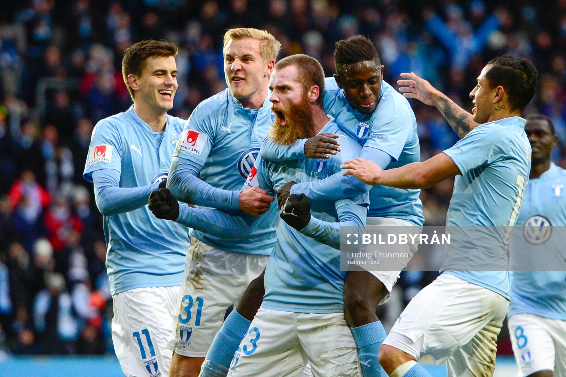 Malmö FFs Jo Inge Berget jublar
