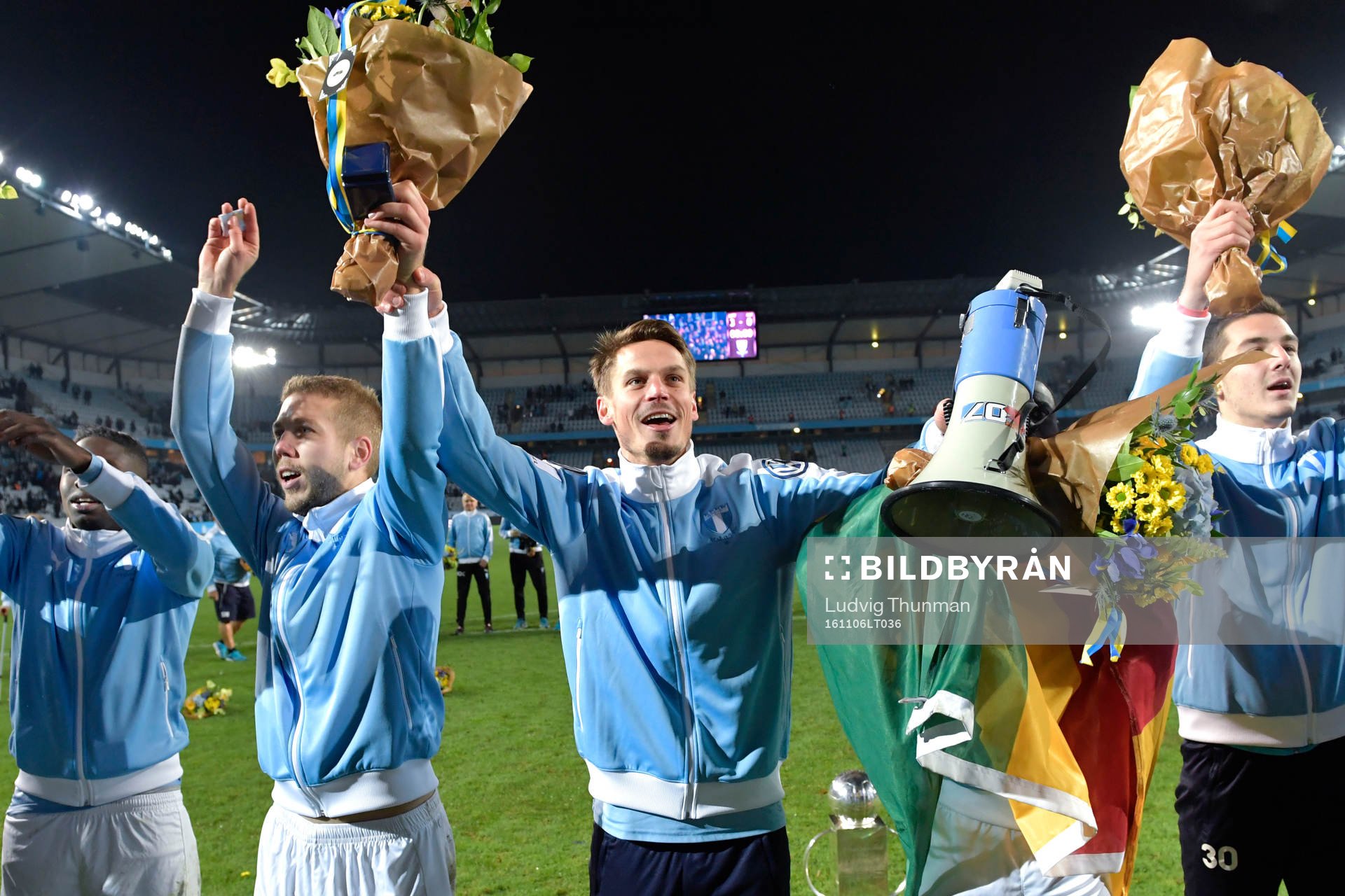 Malmö FFs Markus Rosenberg jublar